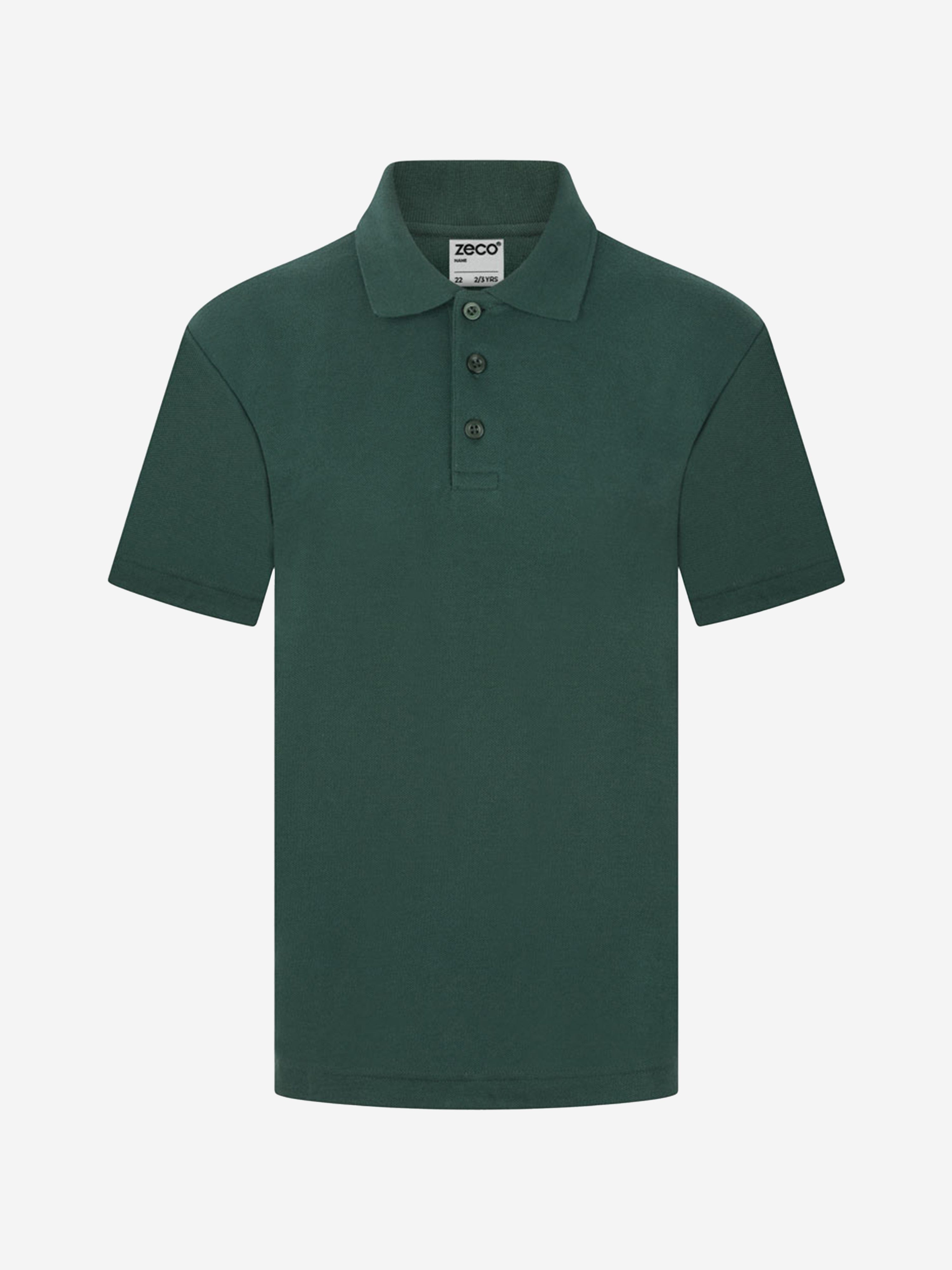 Zeco Kids School Polo Shirt in Green