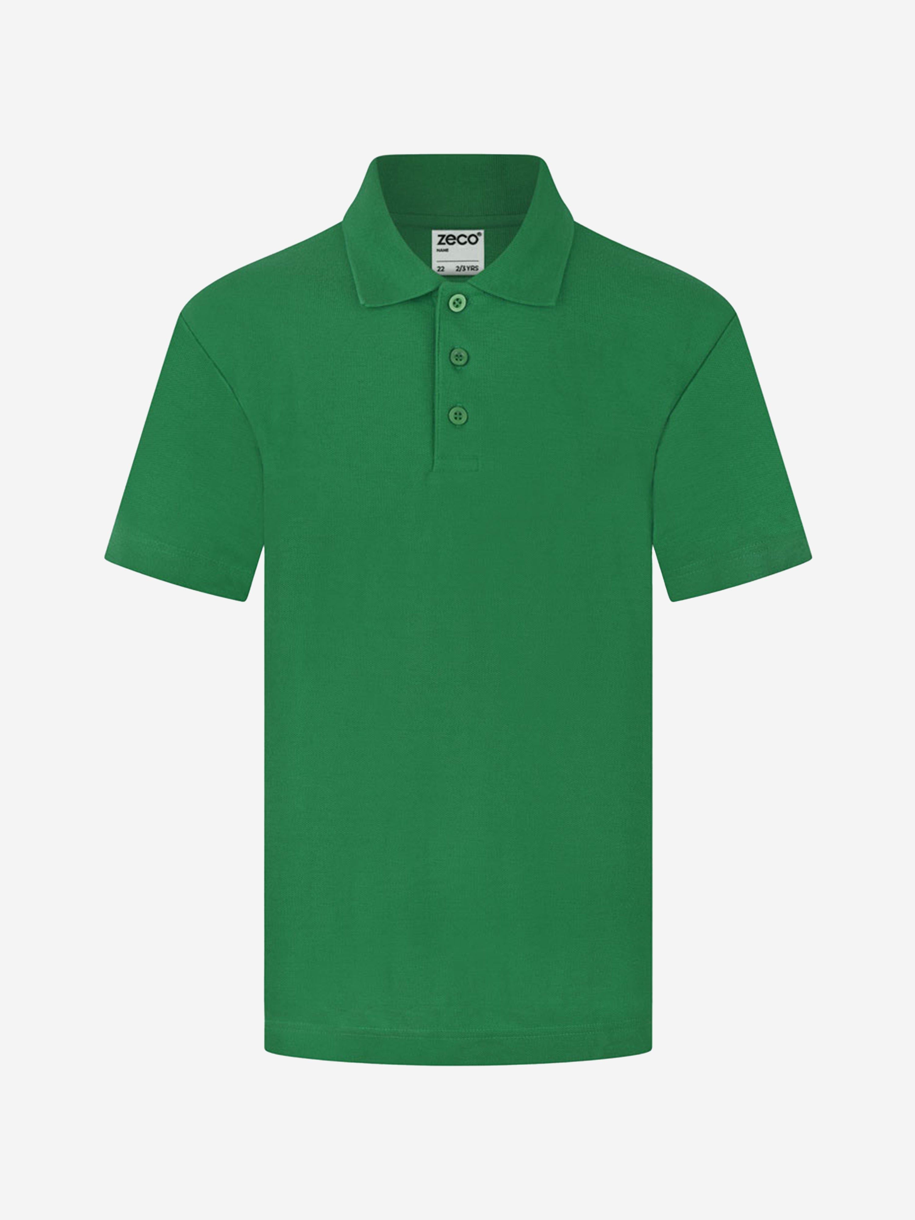 Zeco Kids School Polo Shirt in Green