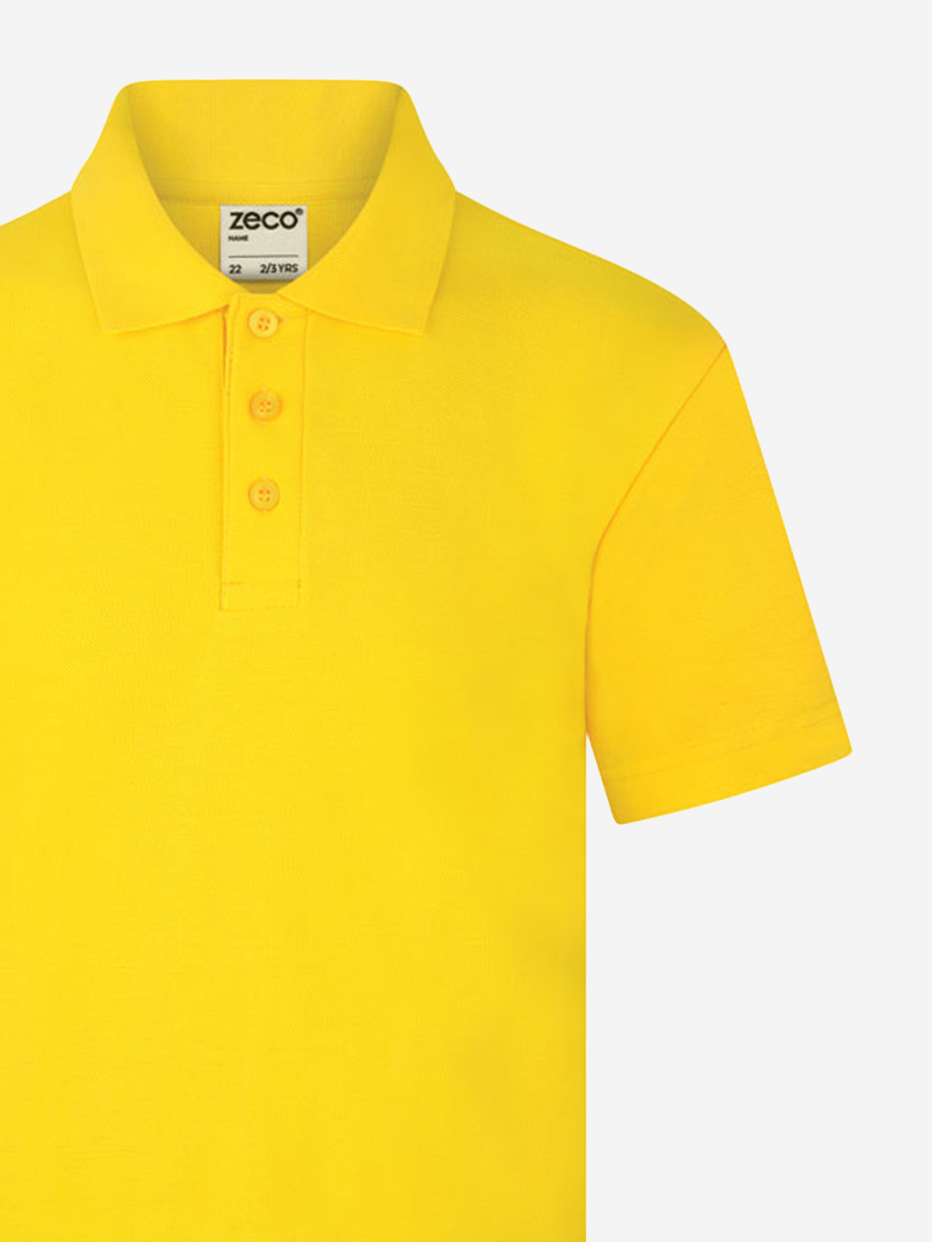 Zeco Kids School Polo Shirt in Yellow