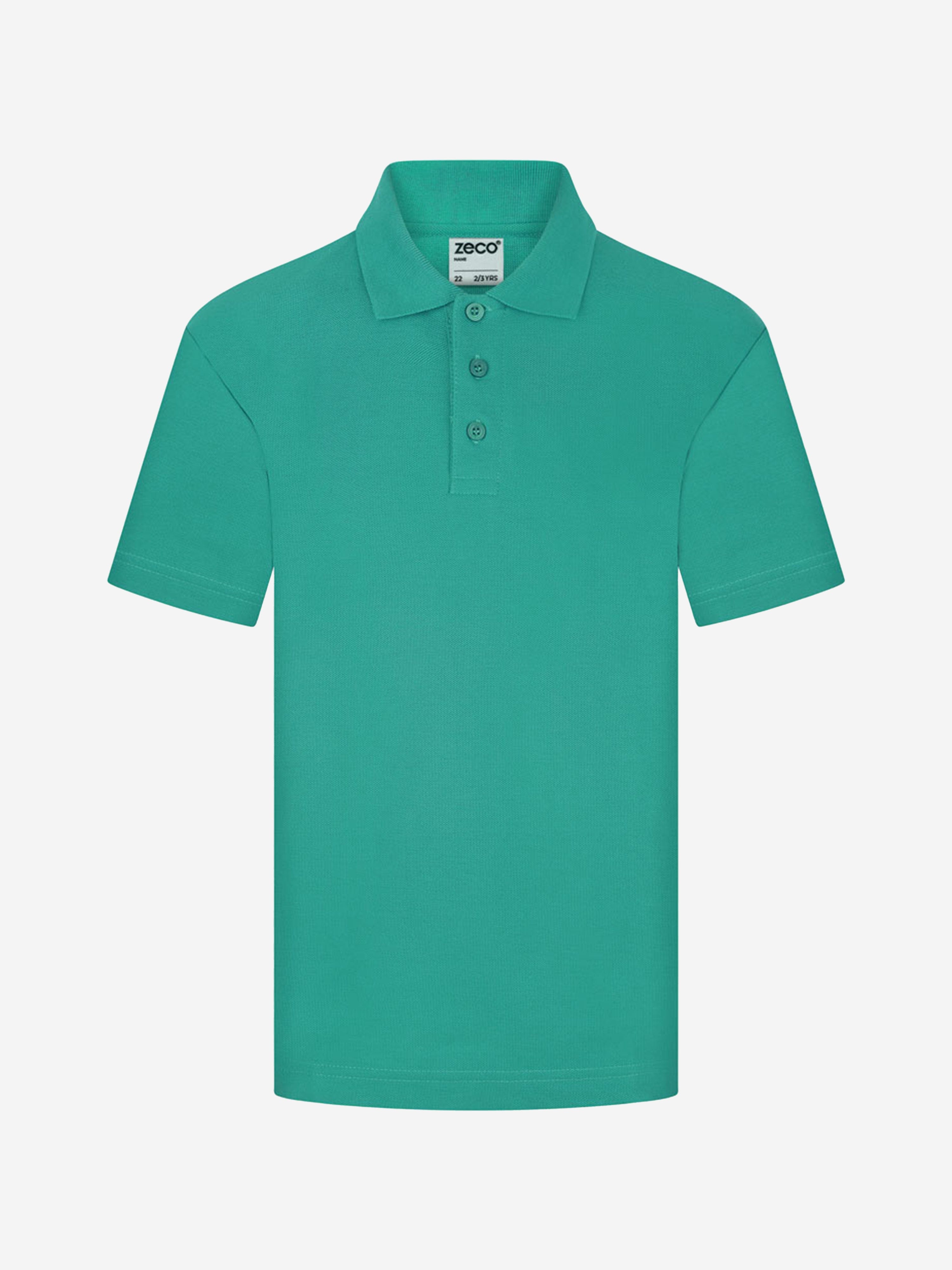 Zeco Kids School Polo Shirt in Green