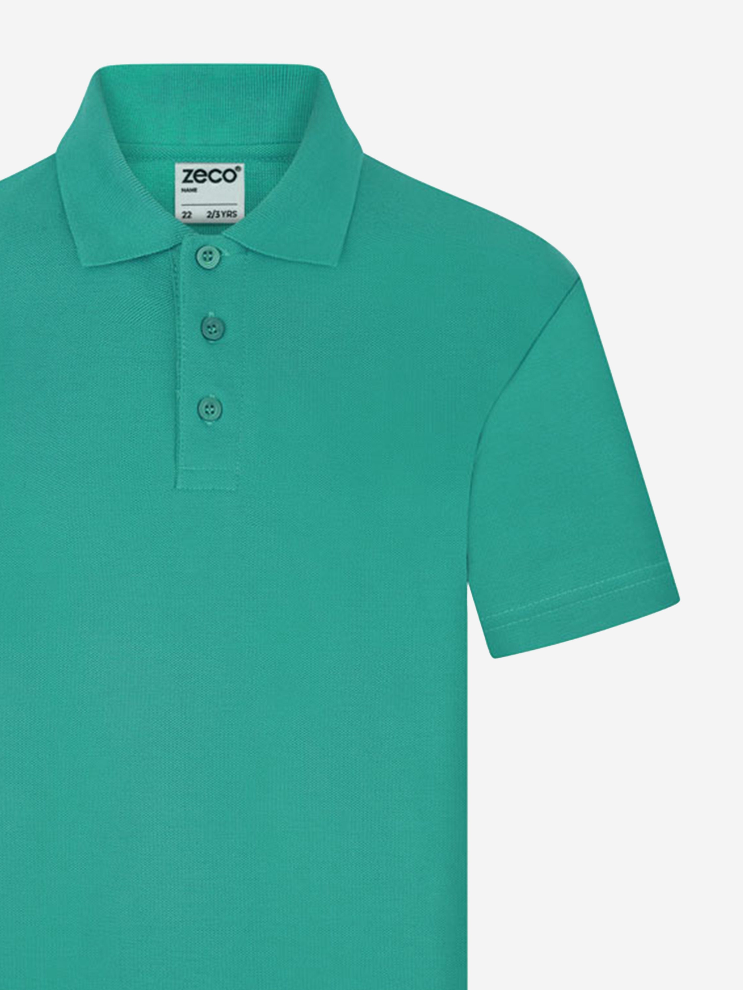 Zeco Kids School Polo Shirt in Green