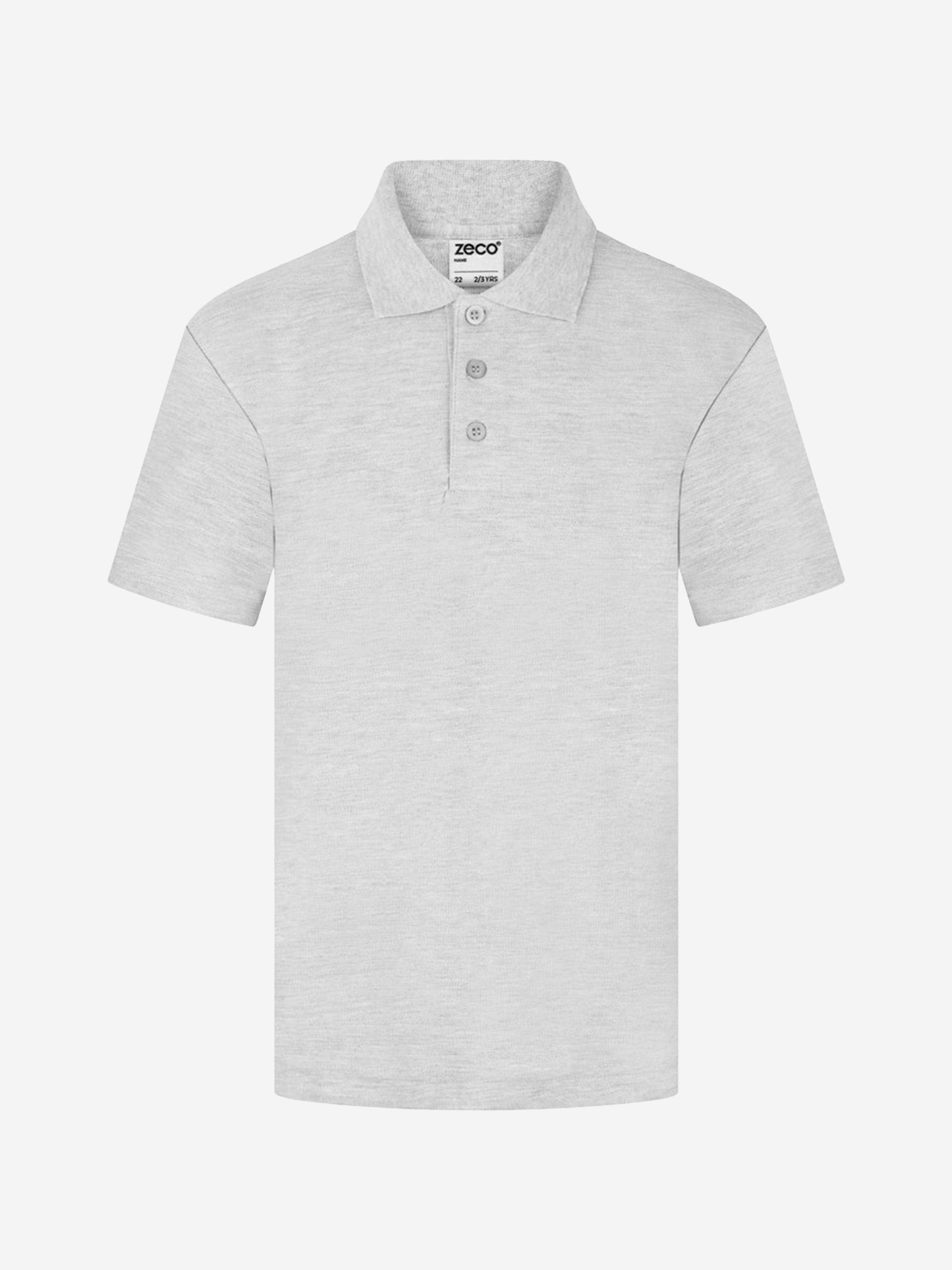 Zeco Kids School Polo Shirt in Grey