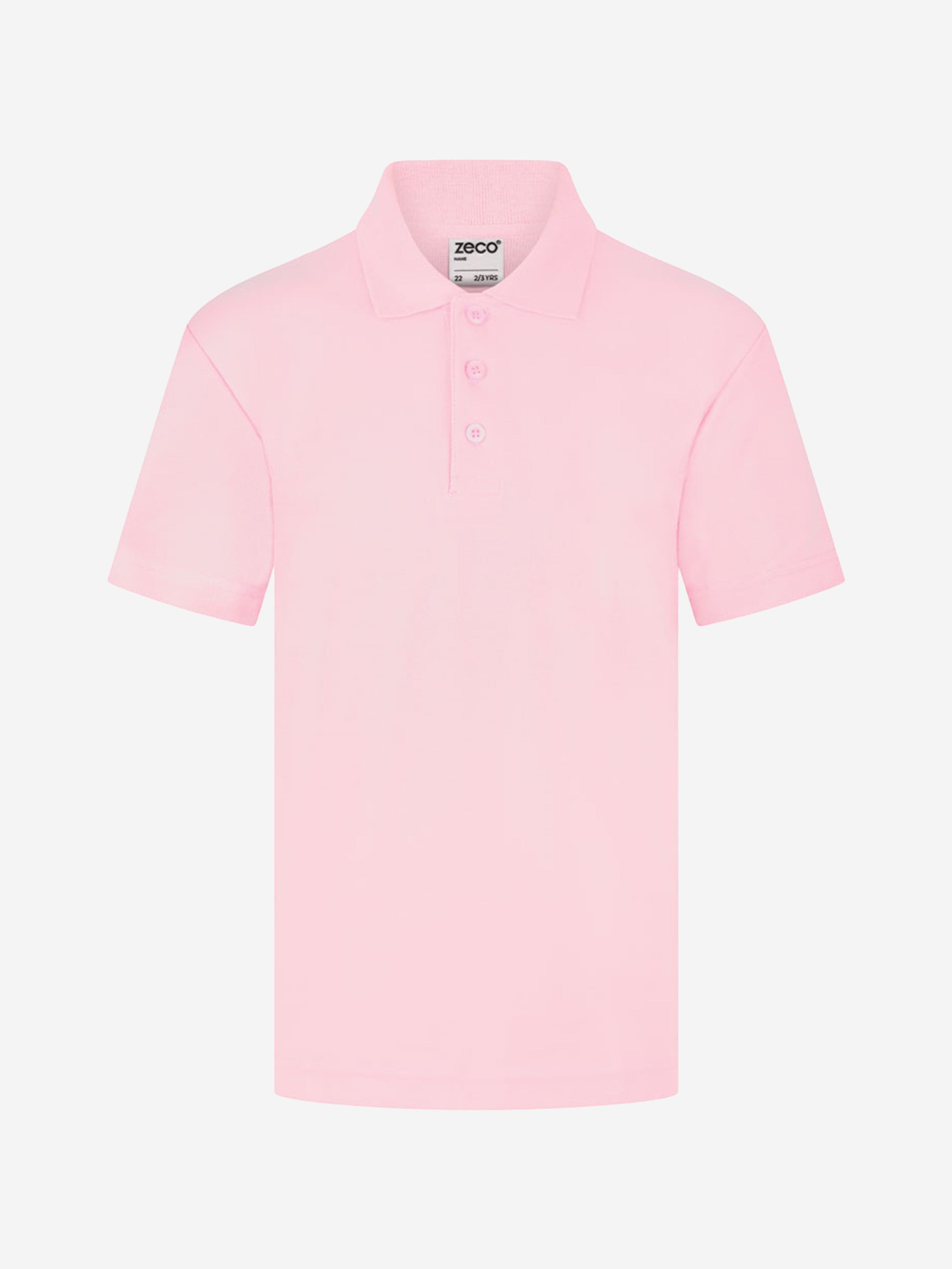 Zeco Kids School Polo Shirt in Pink