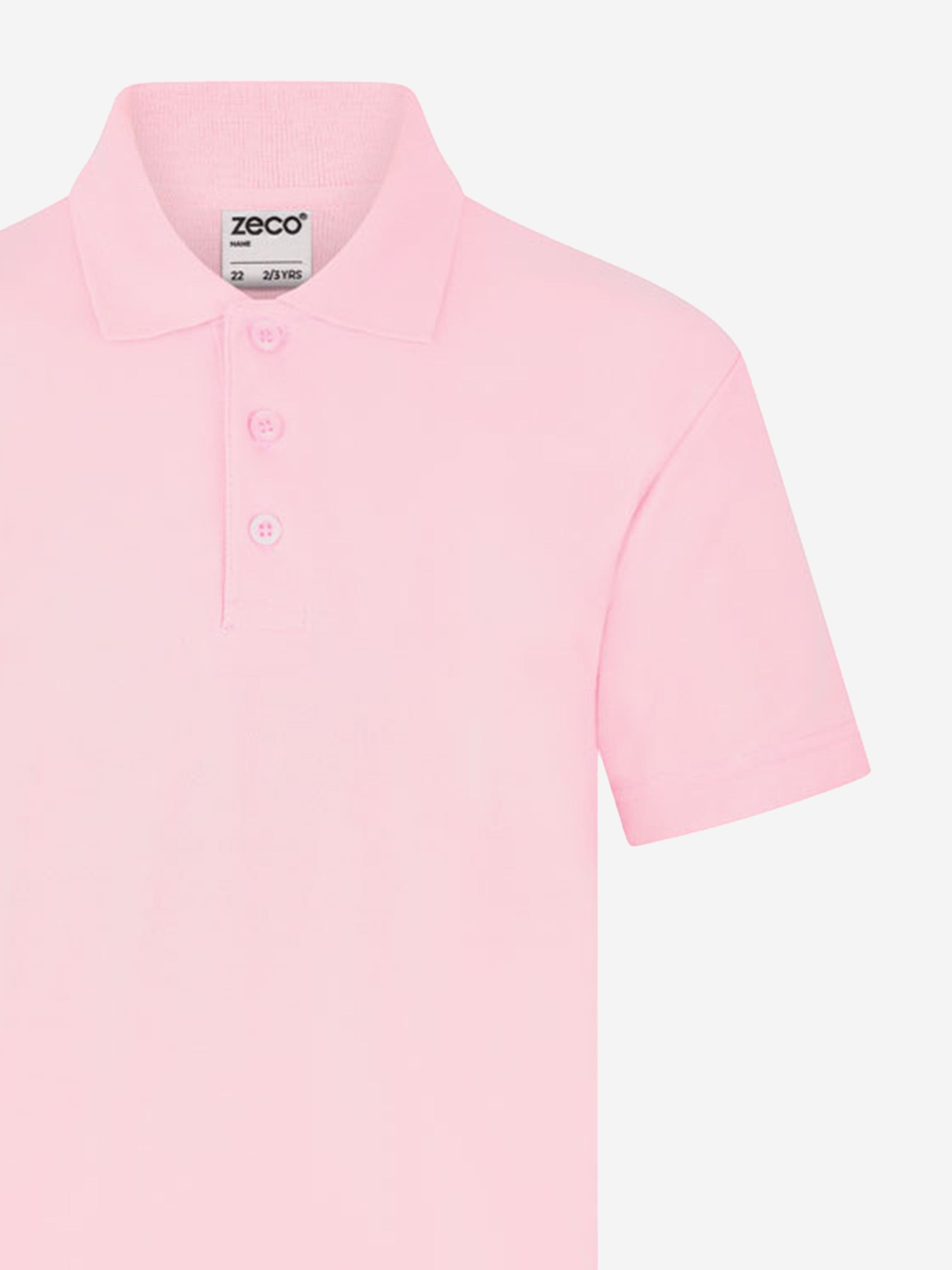 Zeco Kids School Polo Shirt in Pink