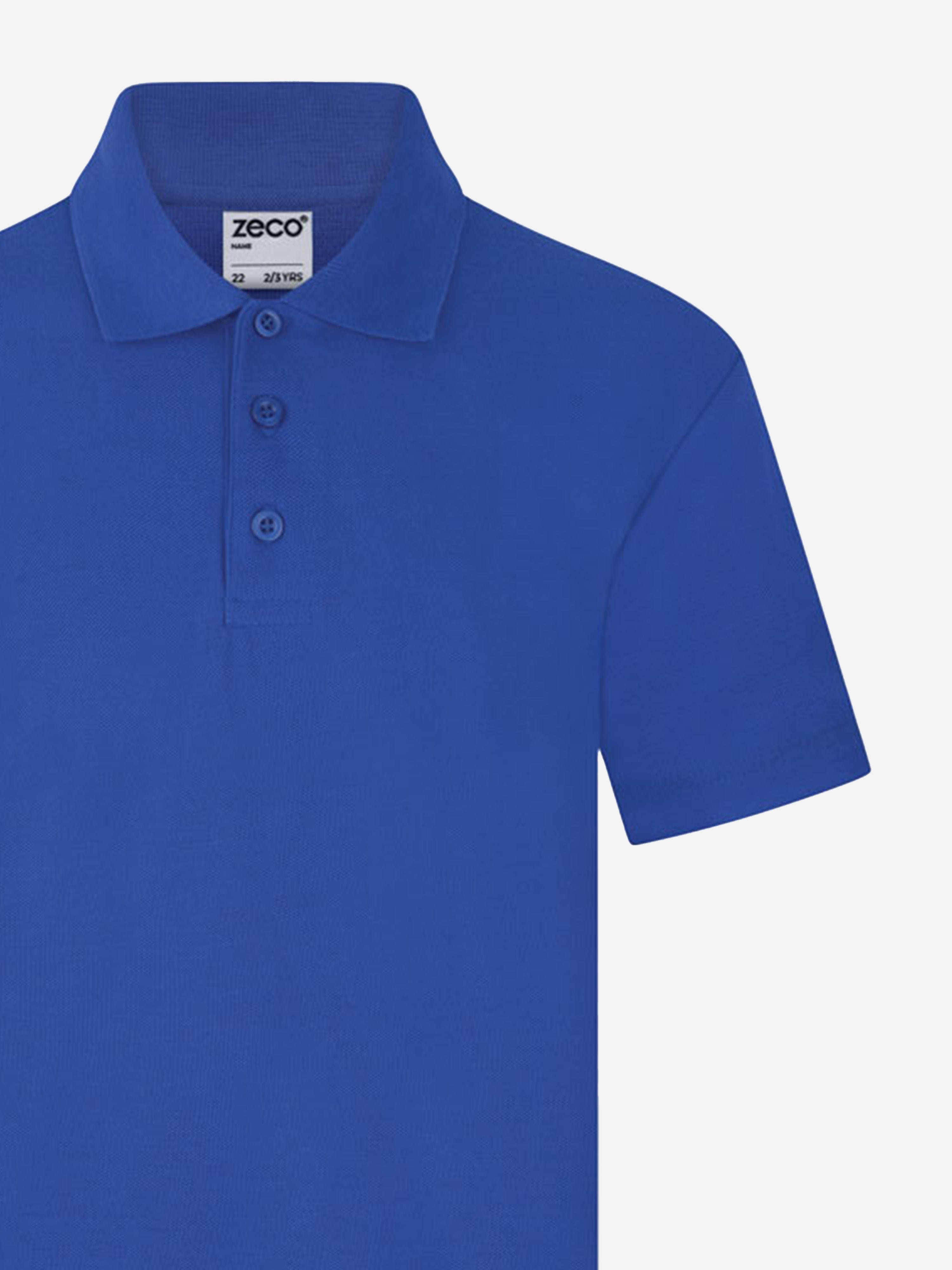 Zeco Kids School Polo Shirt in Blue