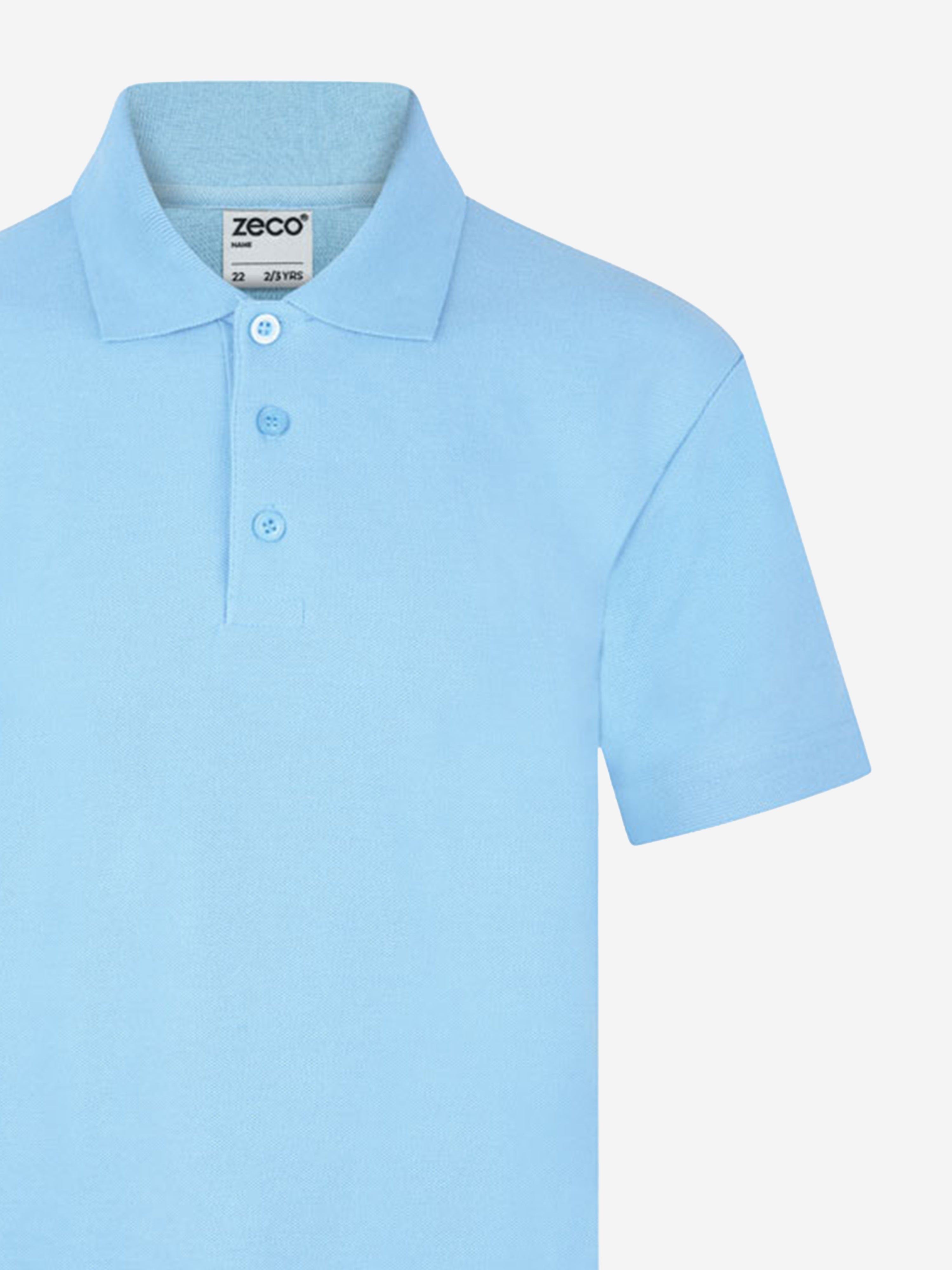 Zeco Kids School Polo Shirt in Blue