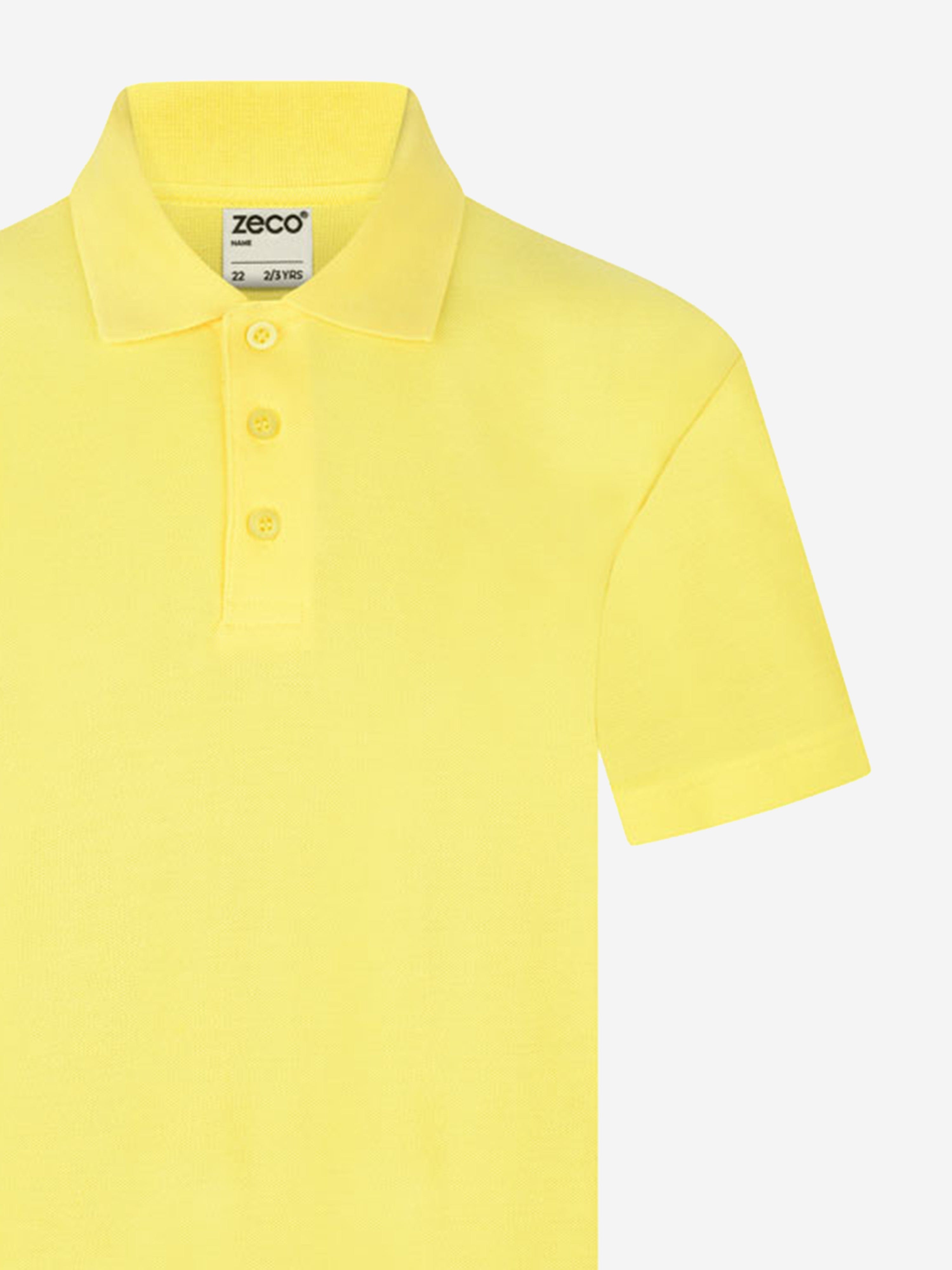 Zeco Kids School Polo Shirt in Yellow