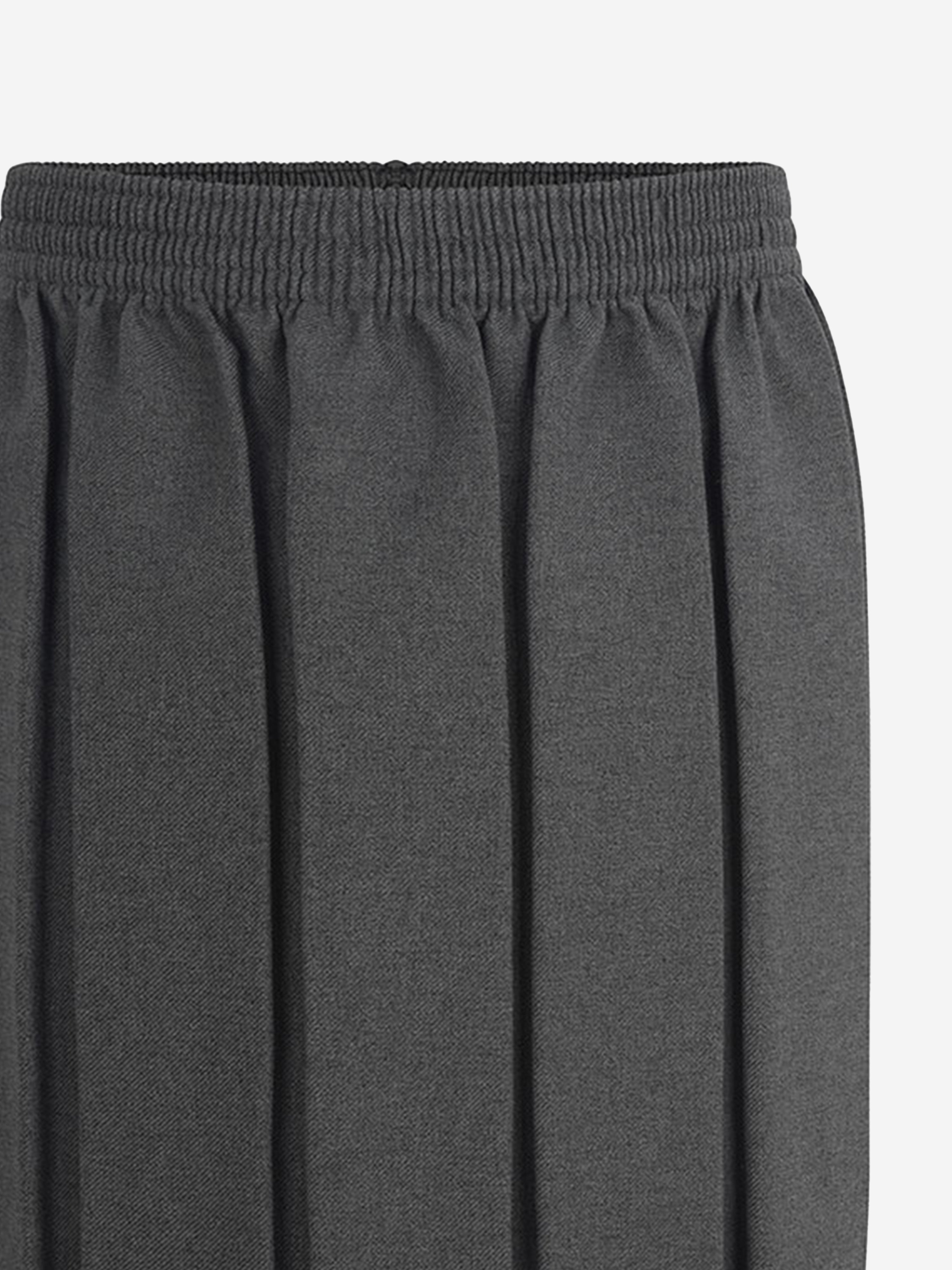 Zeco Girls School Box Pleat Skirt in Grey