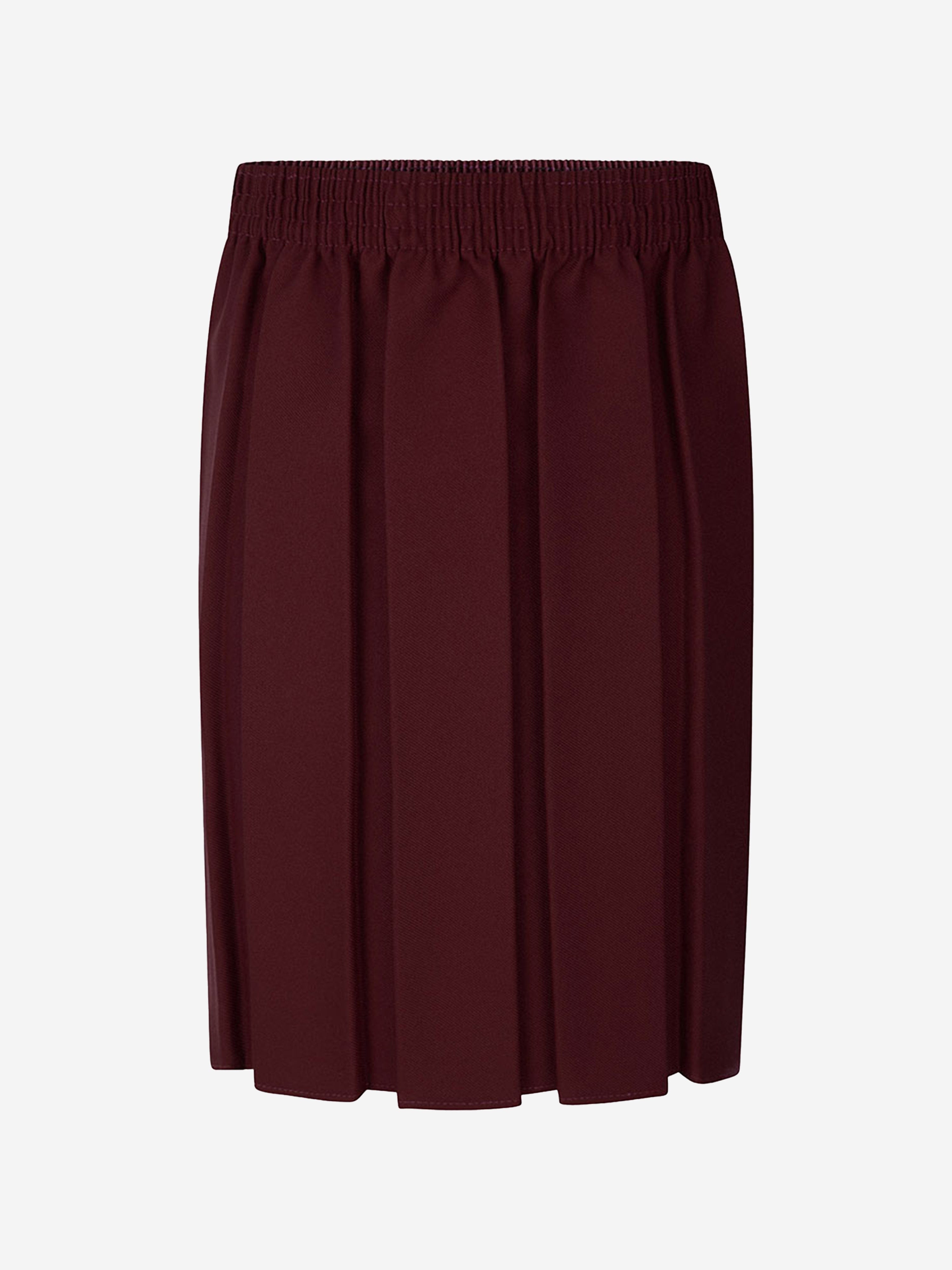 Zeco Girls School Box Pleat Skirt in Purple