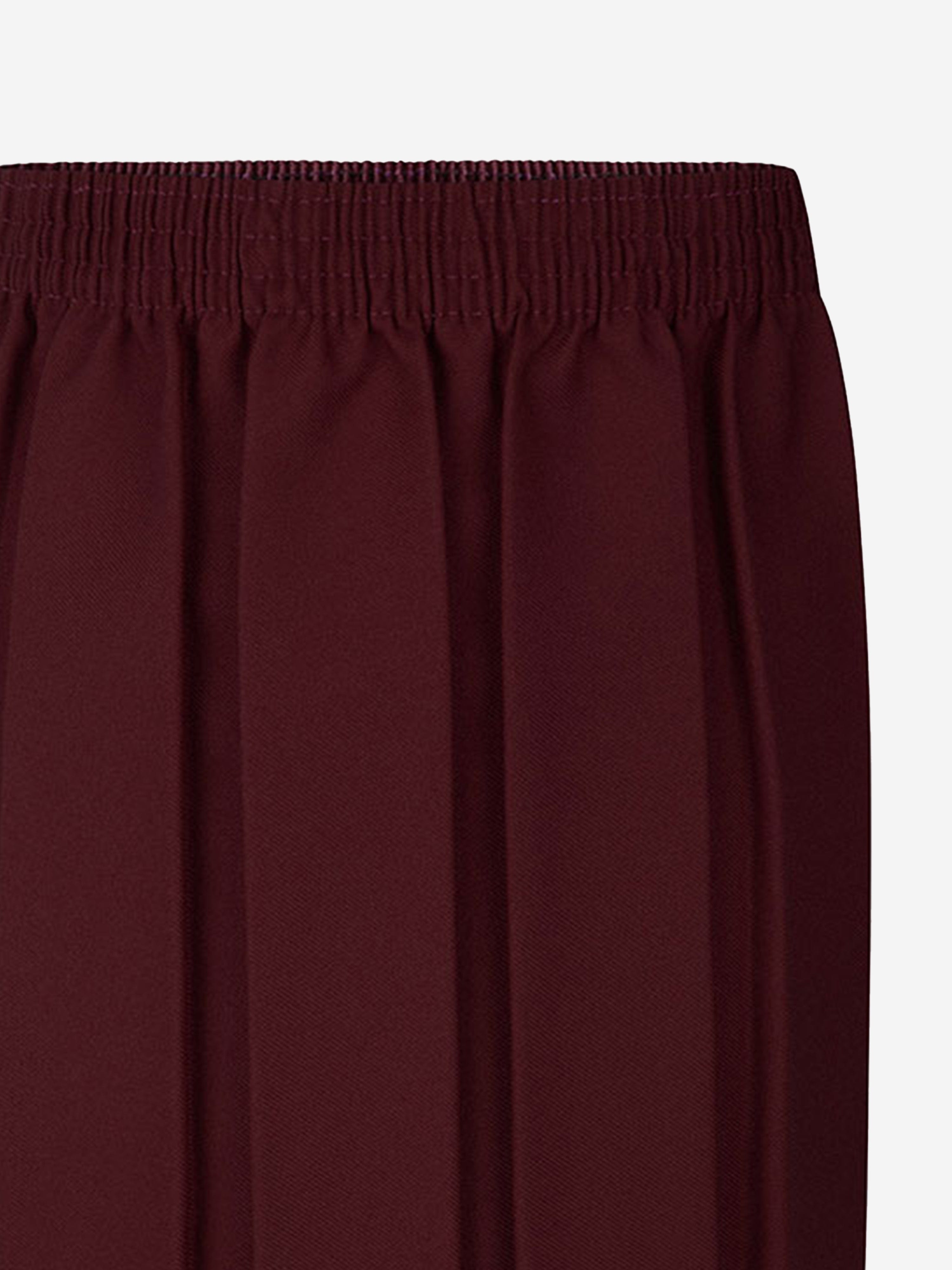 Zeco Girls School Box Pleat Skirt in Purple