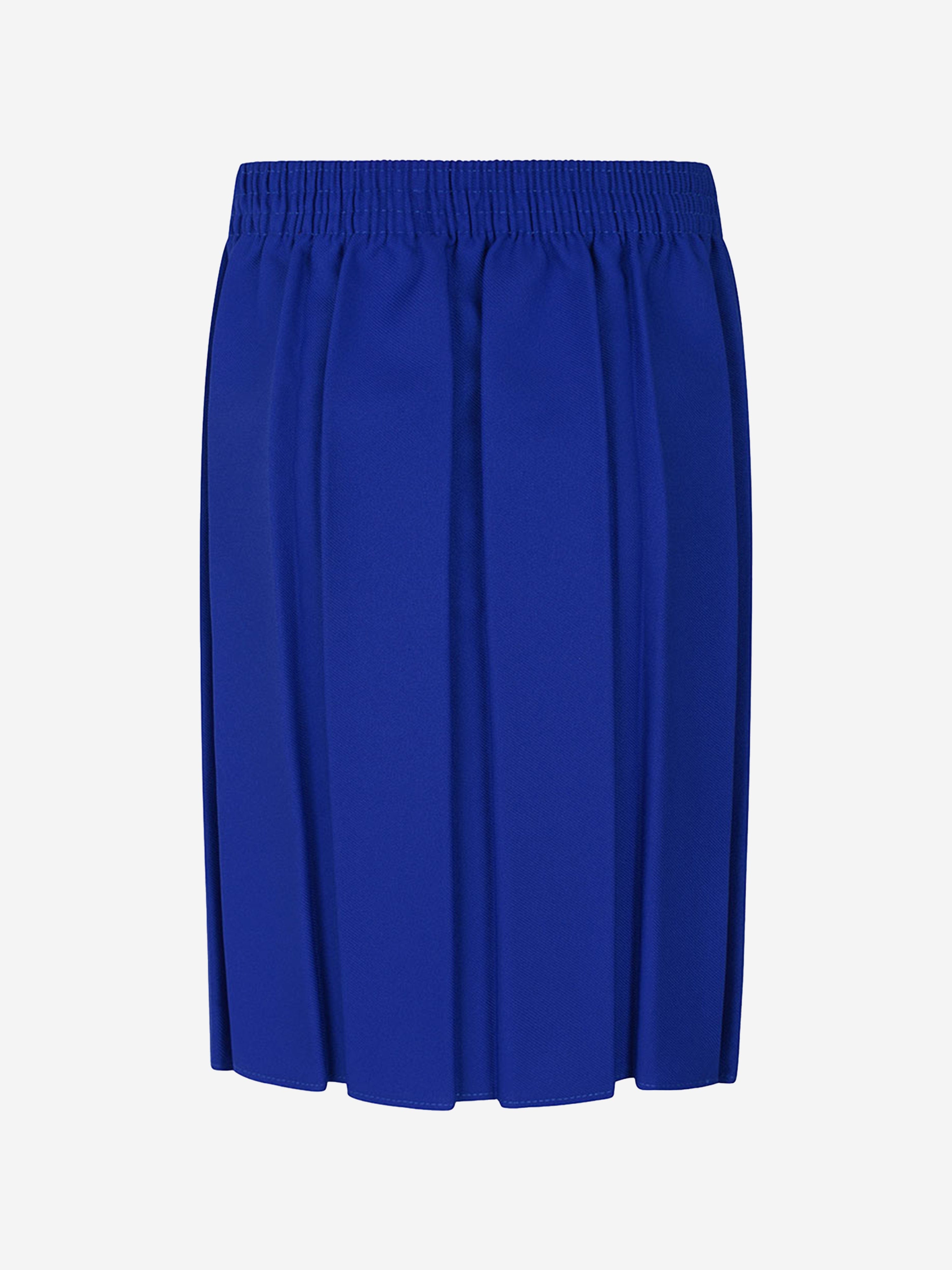 Zeco Girls School Box Pleat Skirt in Blue