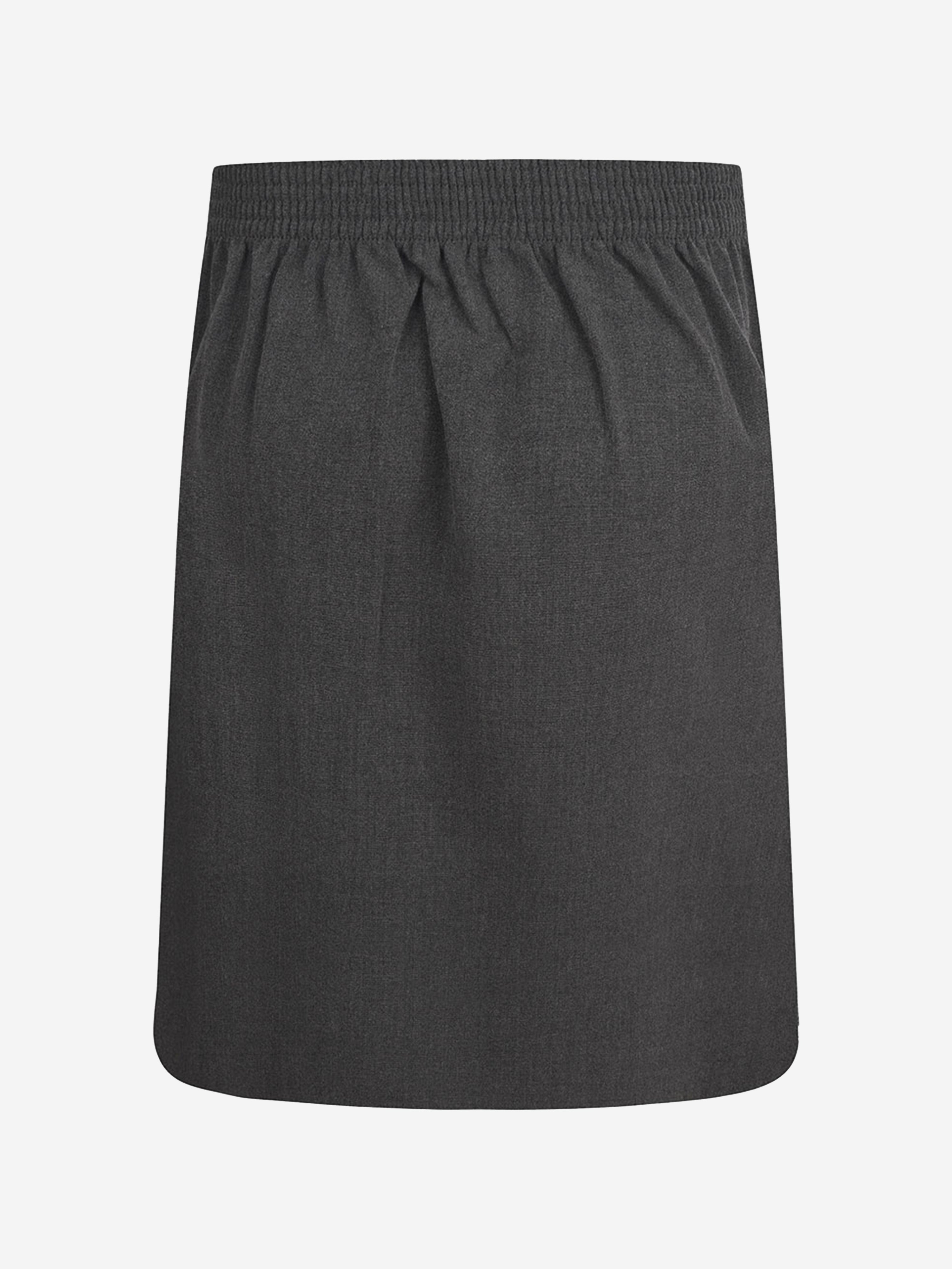 Zeco Girls School Lycra Heart Skirt in Grey