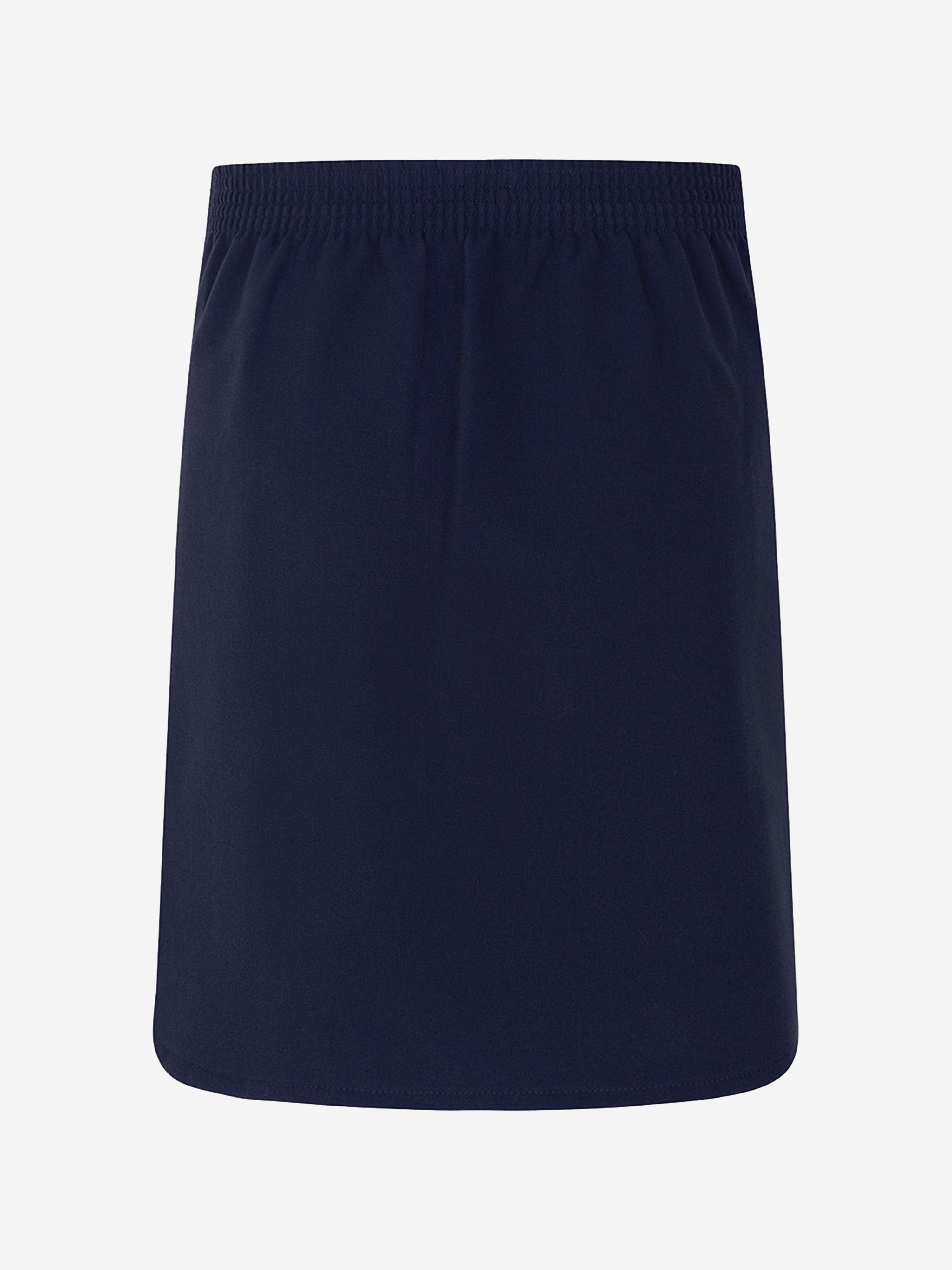 Zeco Girls School Lycra Heart Skirt in Navy