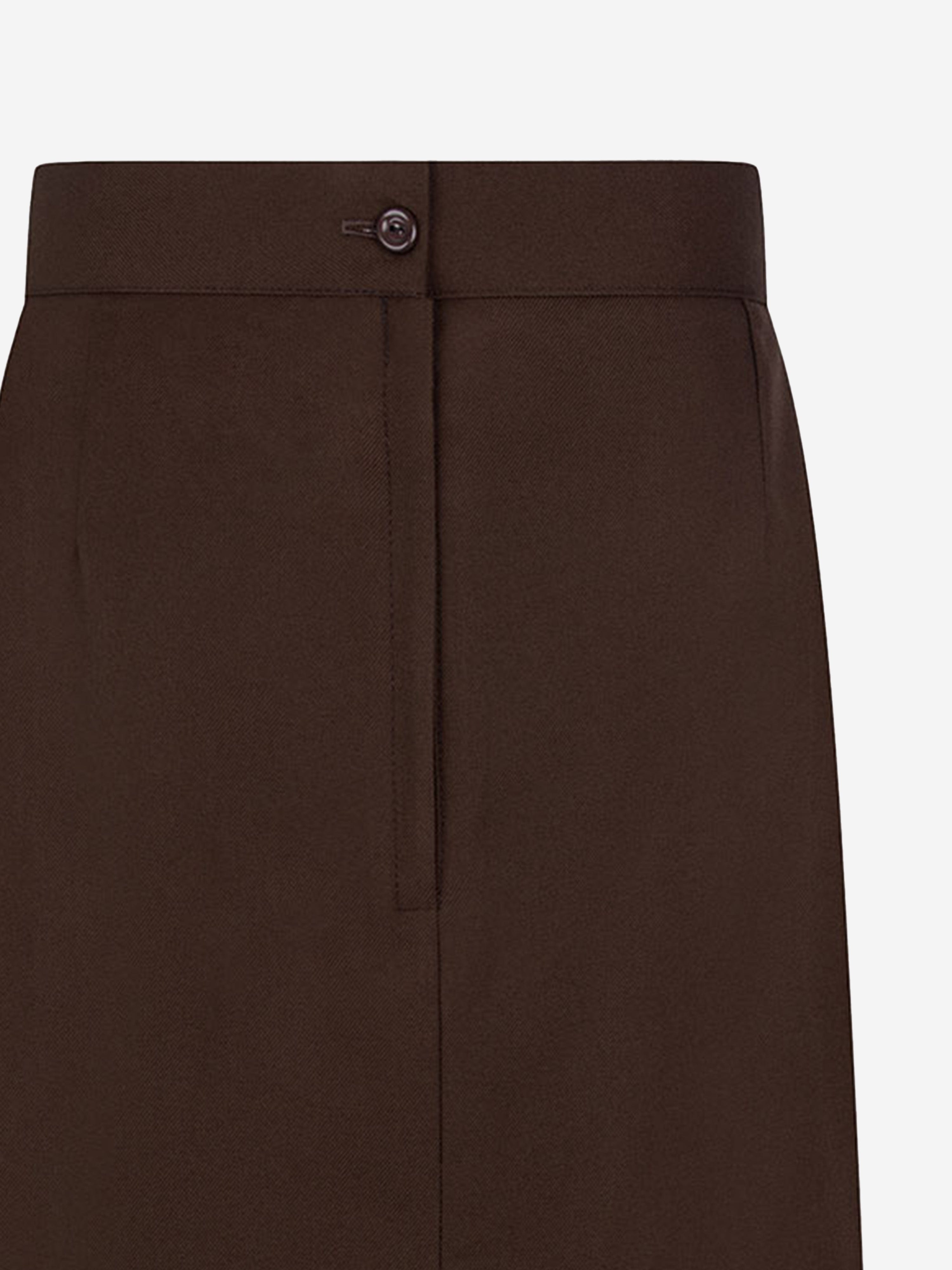 Zeco Girls School Pencil Skirt in Brown