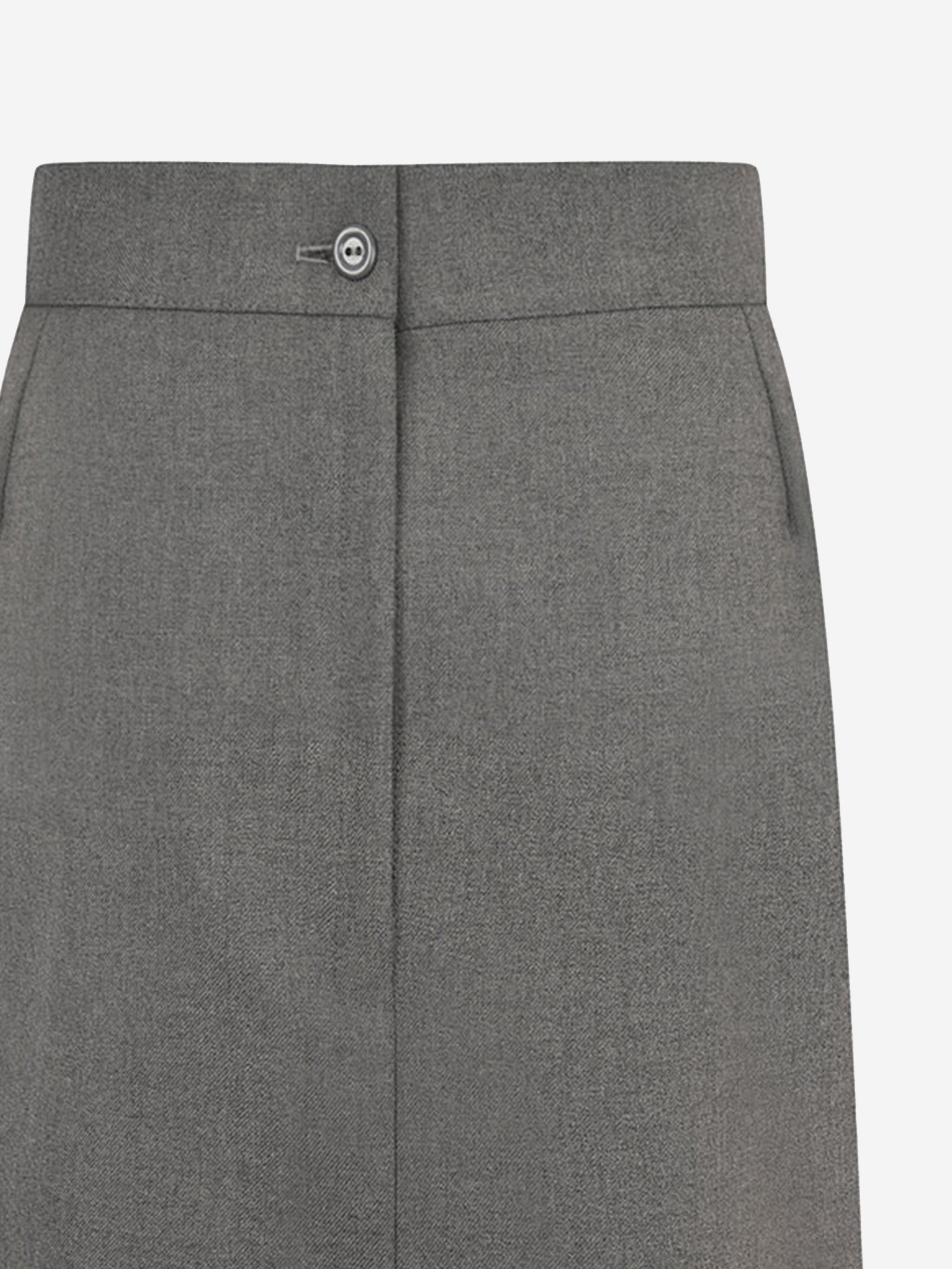 Zeco Girls School Pencil Skirt in Grey