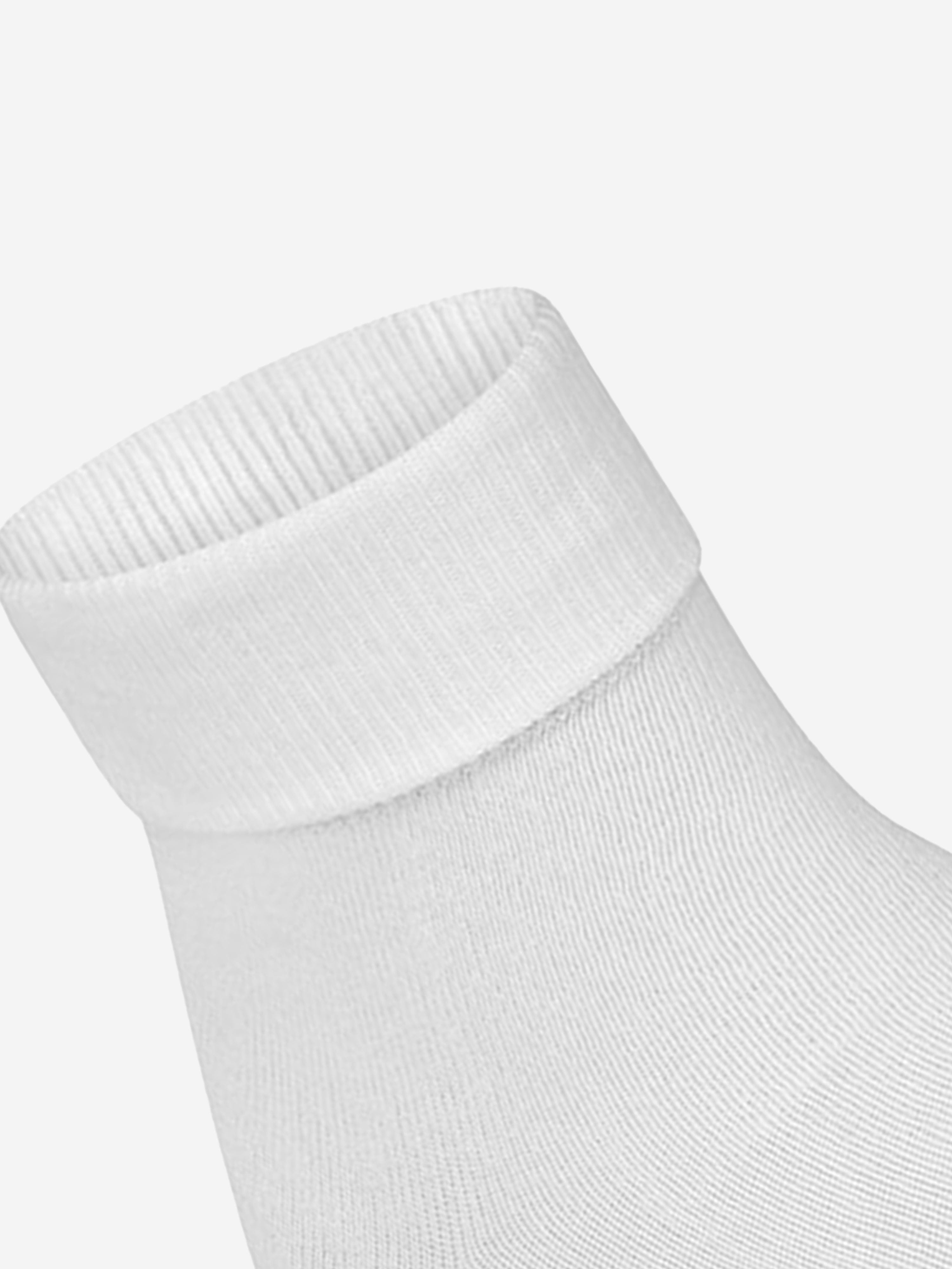 Zeco Girls School Turnover Socks (3 Pack) in White