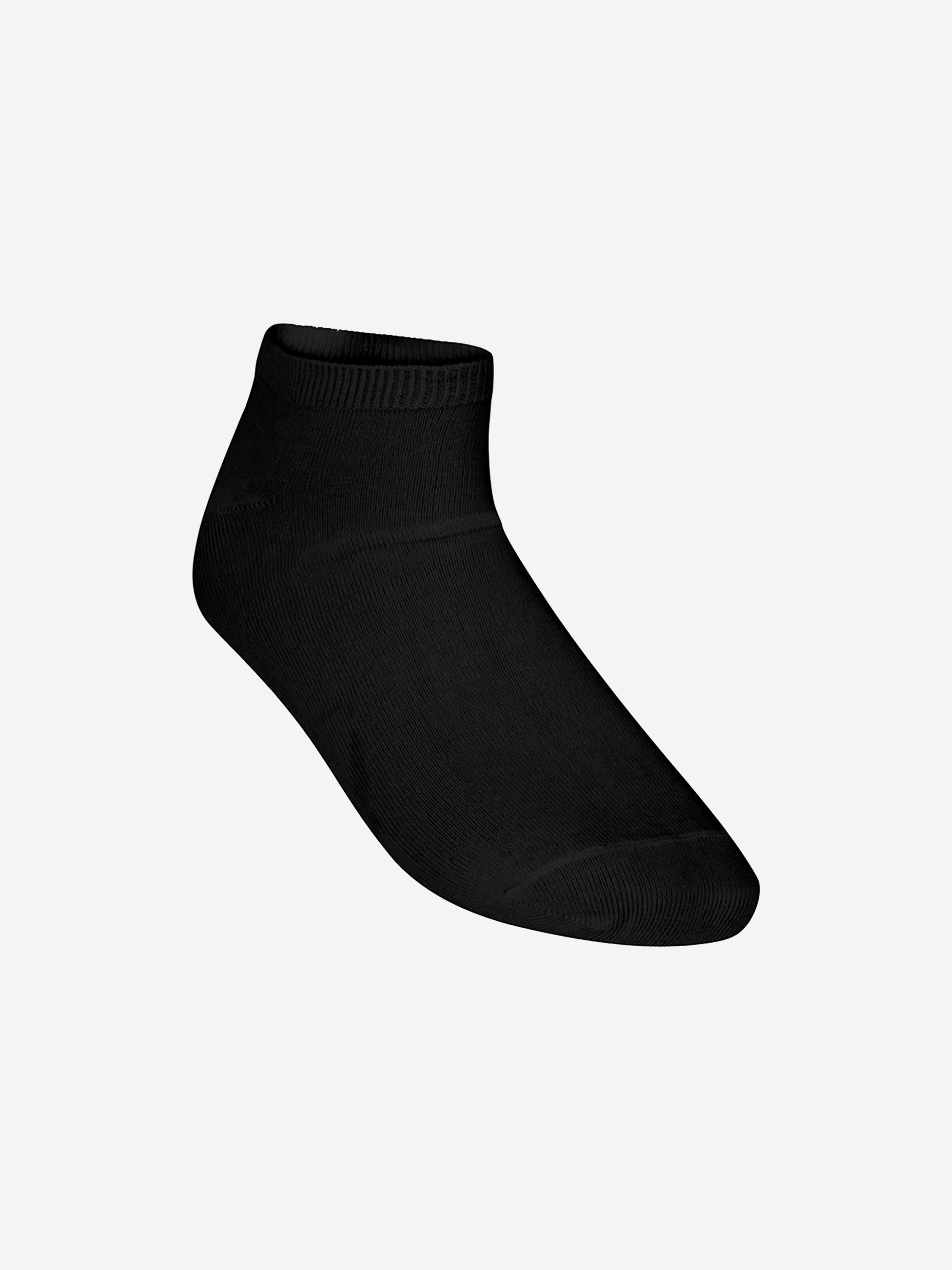 Zeco Kids School Trainer Socks (3 Pack) in Black