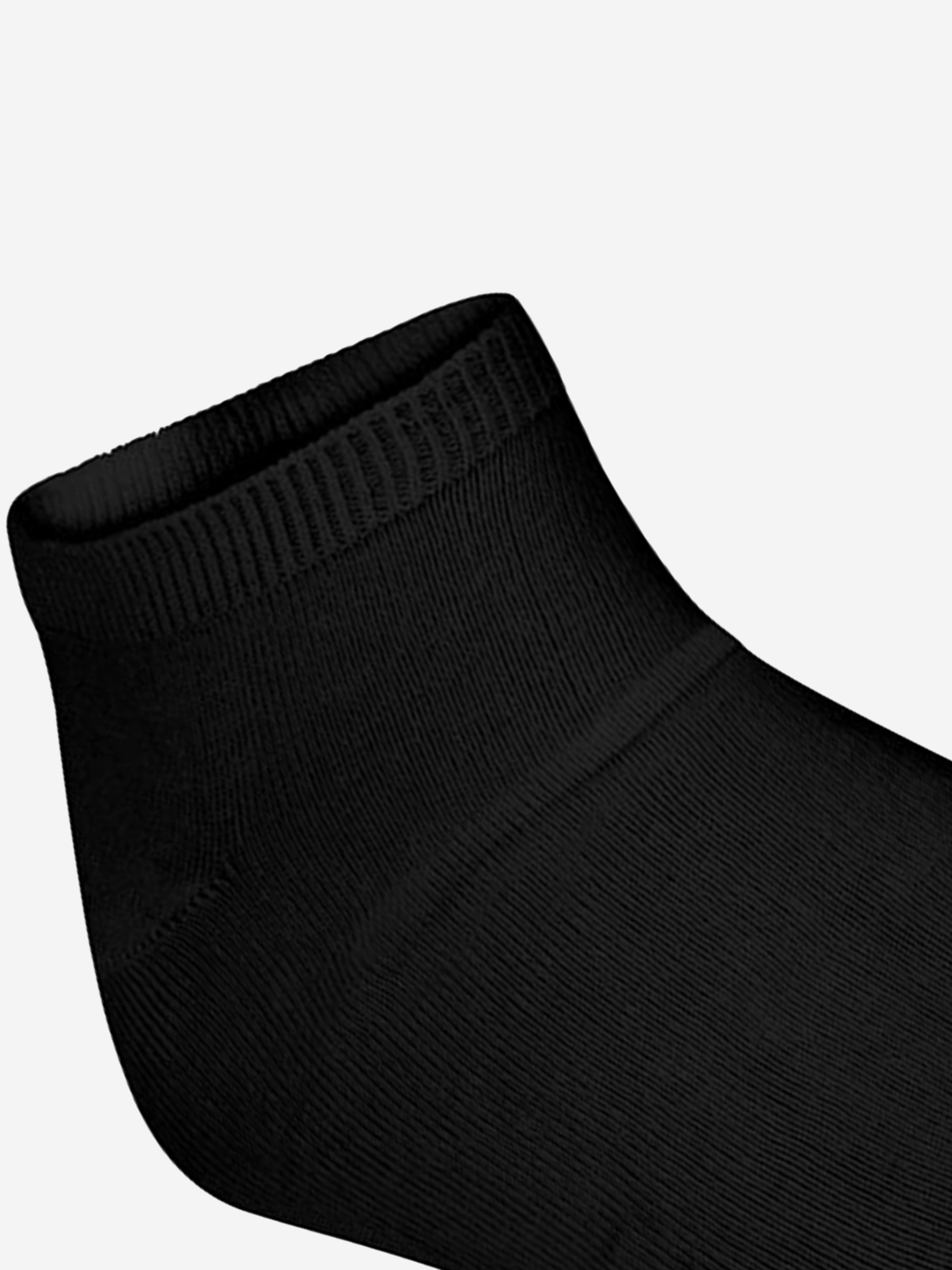 Zeco Kids School Trainer Socks (3 Pack) in Black