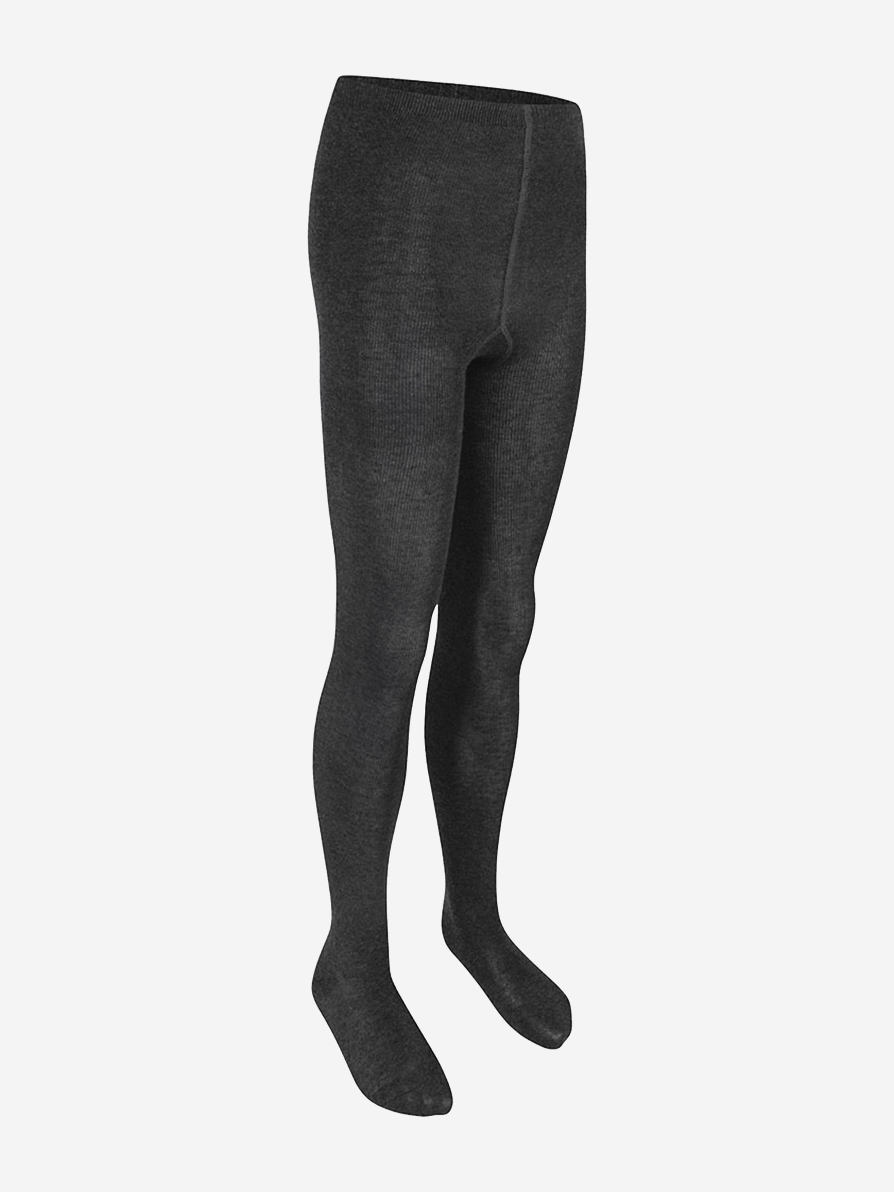 Zeco Girls School Cotton Tights (2 Pack) in Black