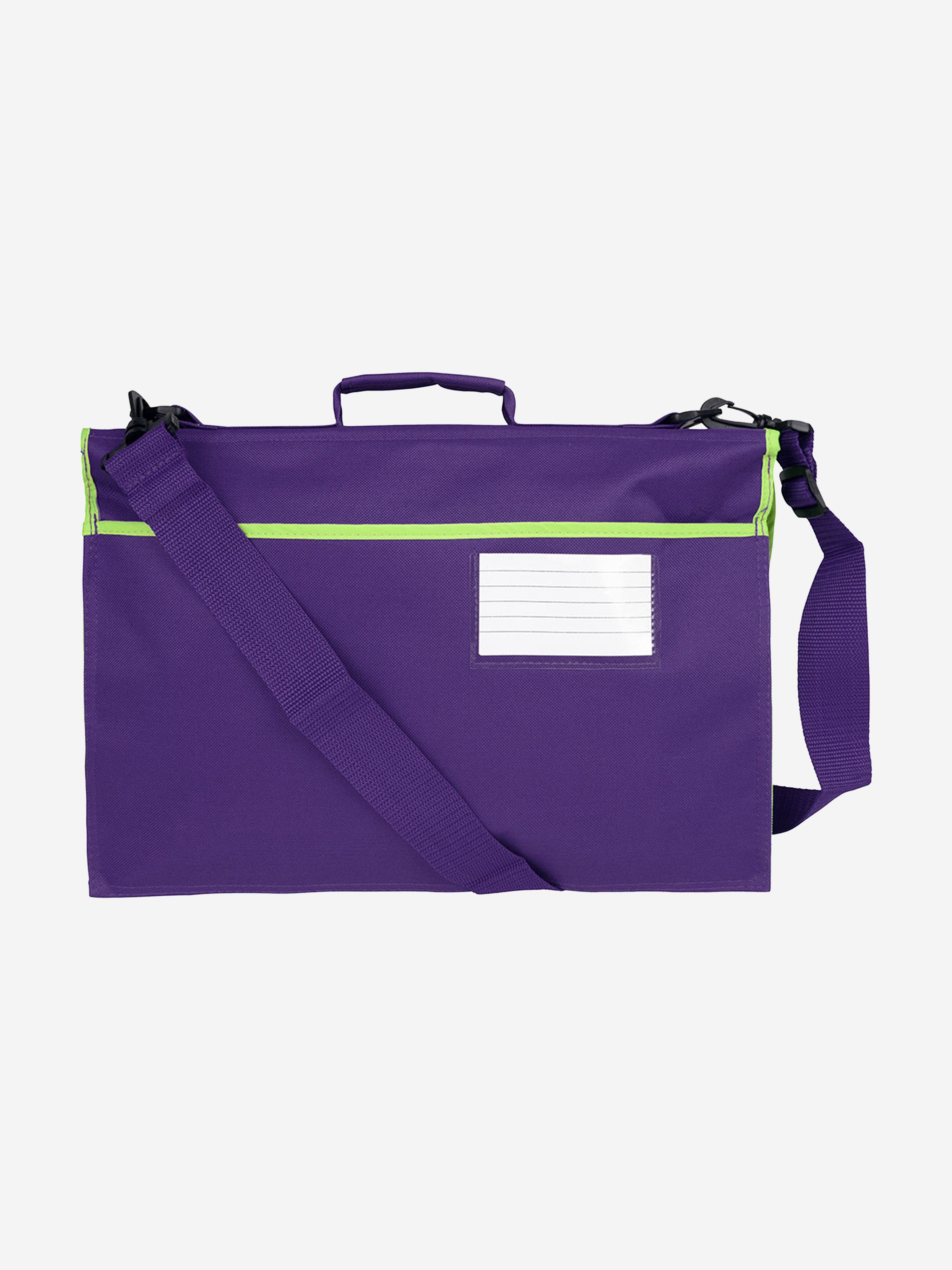 Zeco Kids School Hi-Viz Document Case in Purple (34cm)