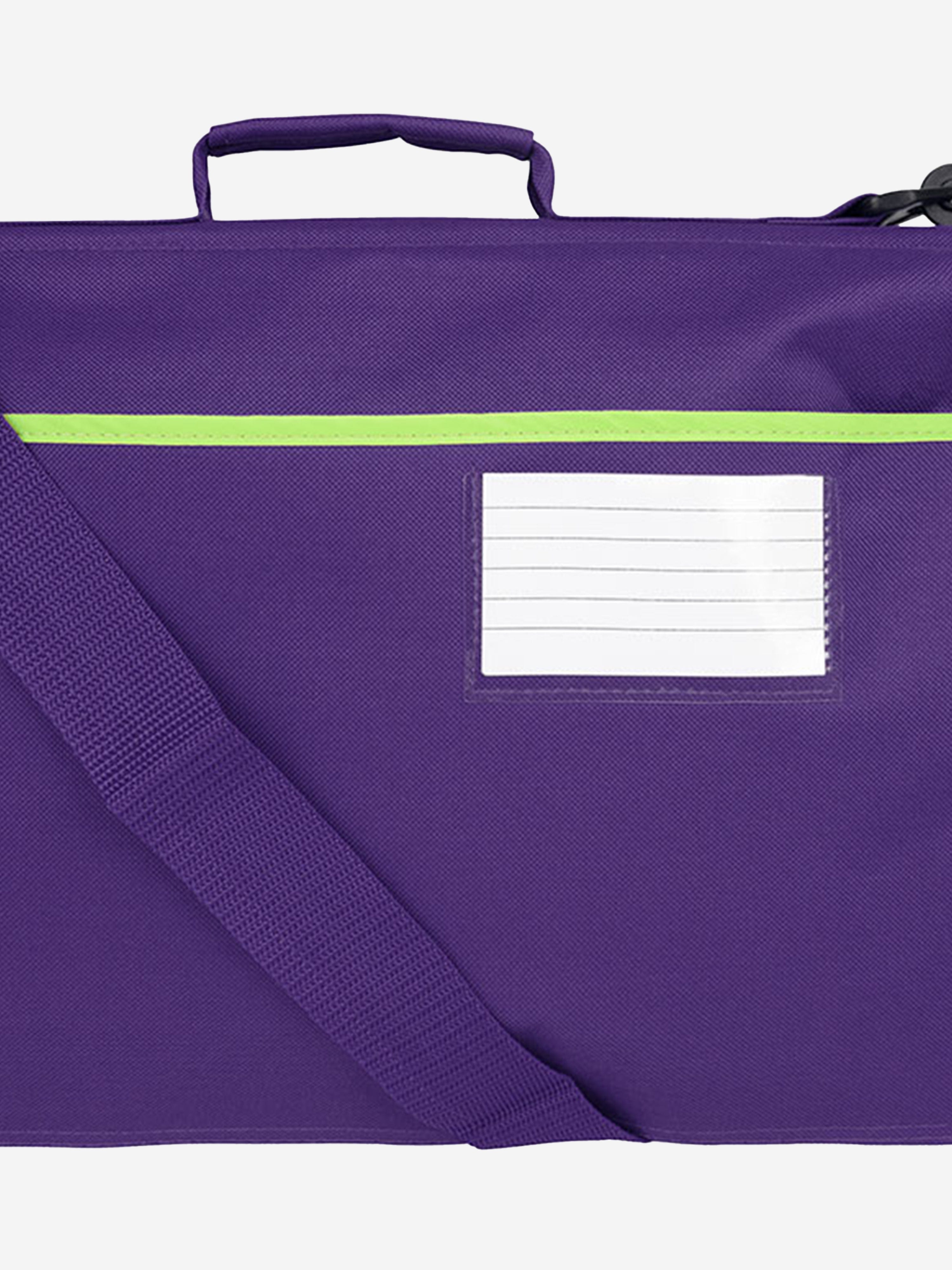 Zeco Kids School Hi-Viz Document Case in Purple (34cm)