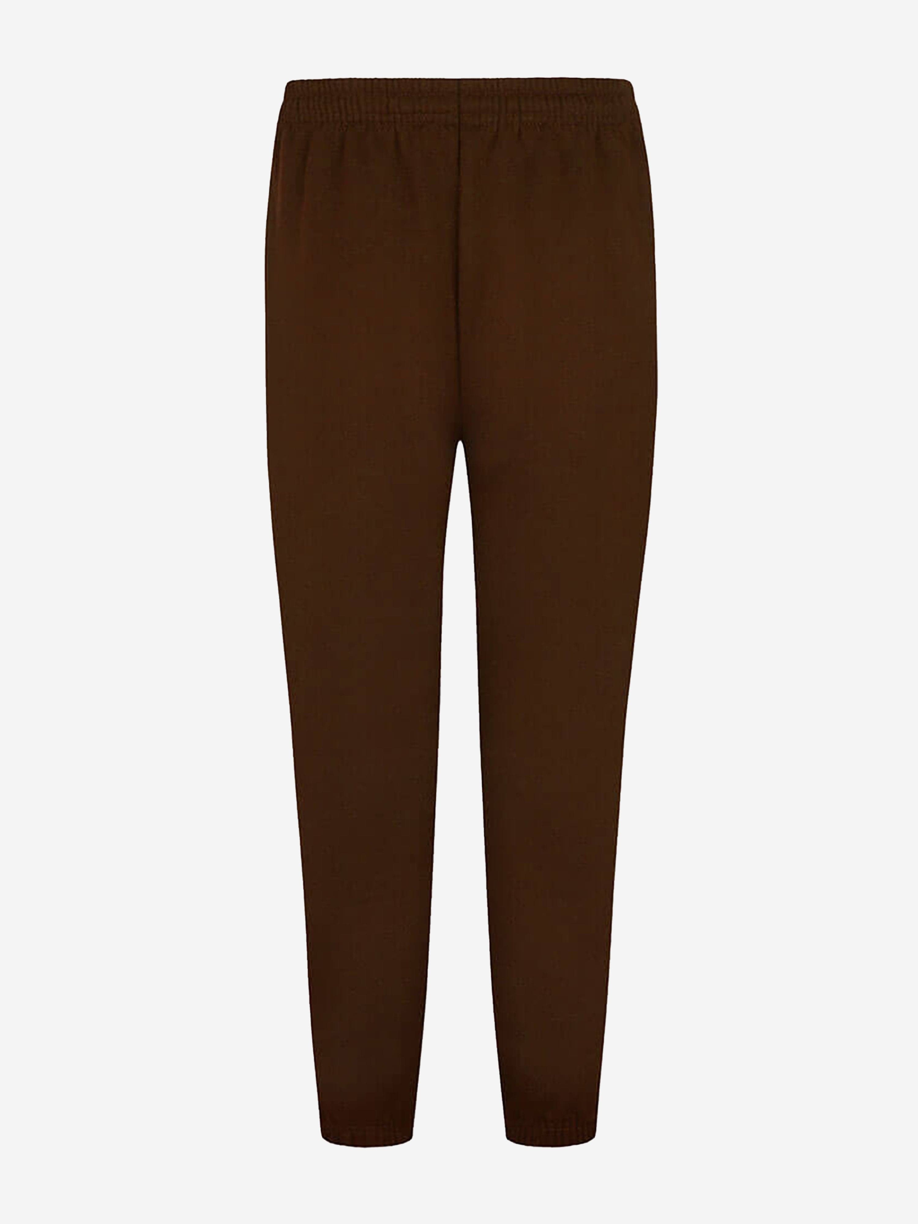 Zeco Kids School Jogging Bottoms in Brown