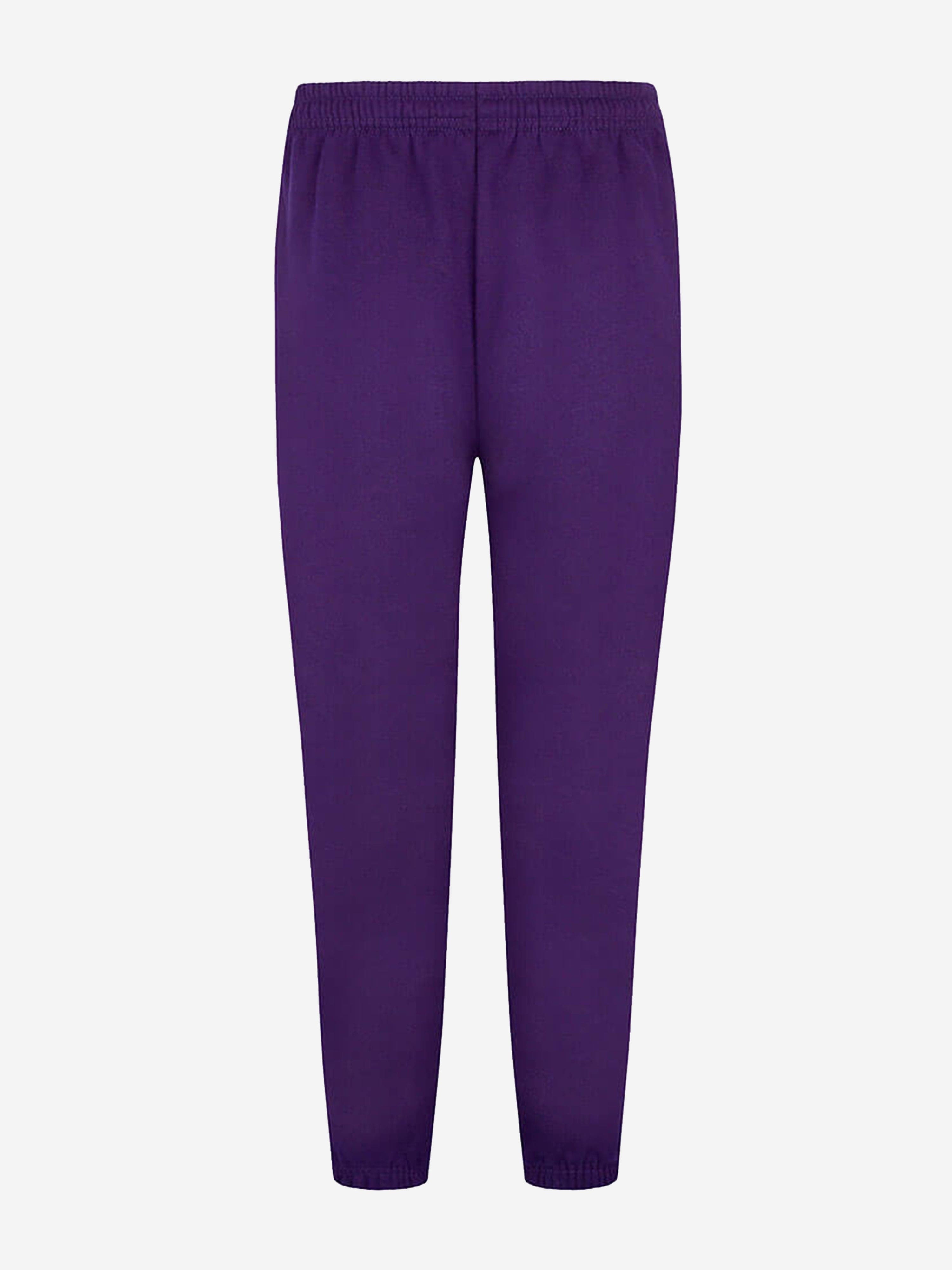 Zeco Kids School Jogging Bottoms in Purple