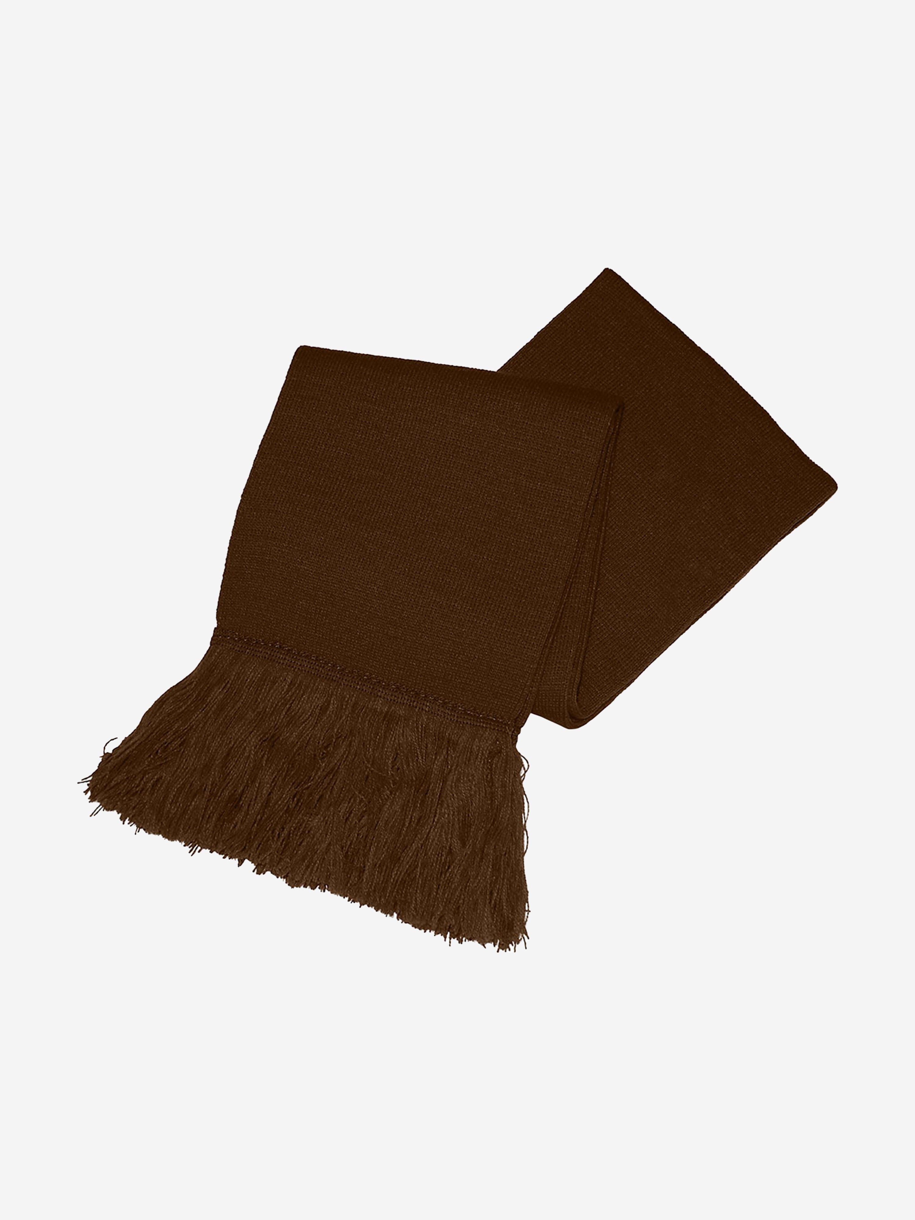 Zeco Kids School Knitted Scarf in Brown