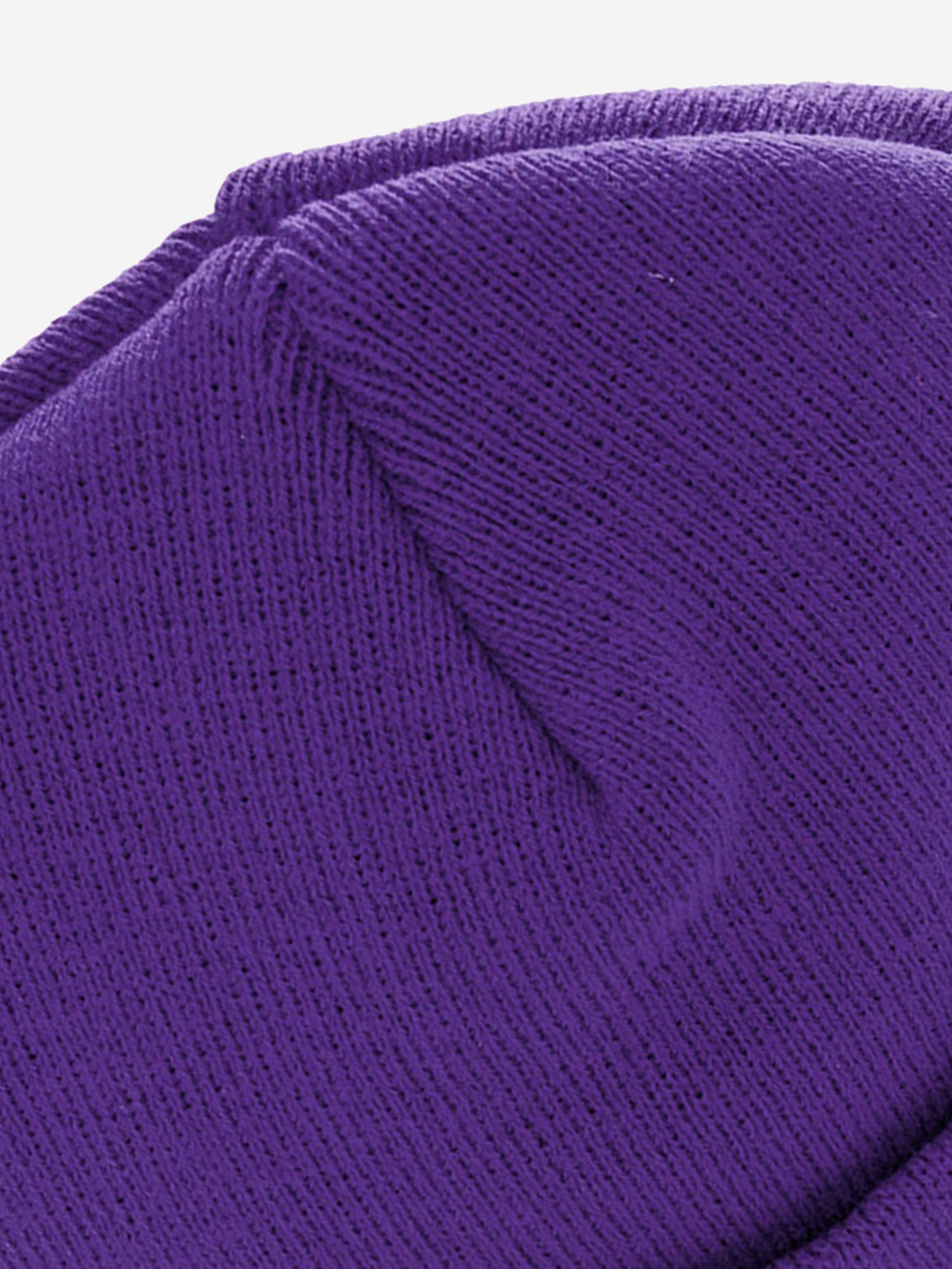 Zeco Kids School Knitted Ski Hat in Purple