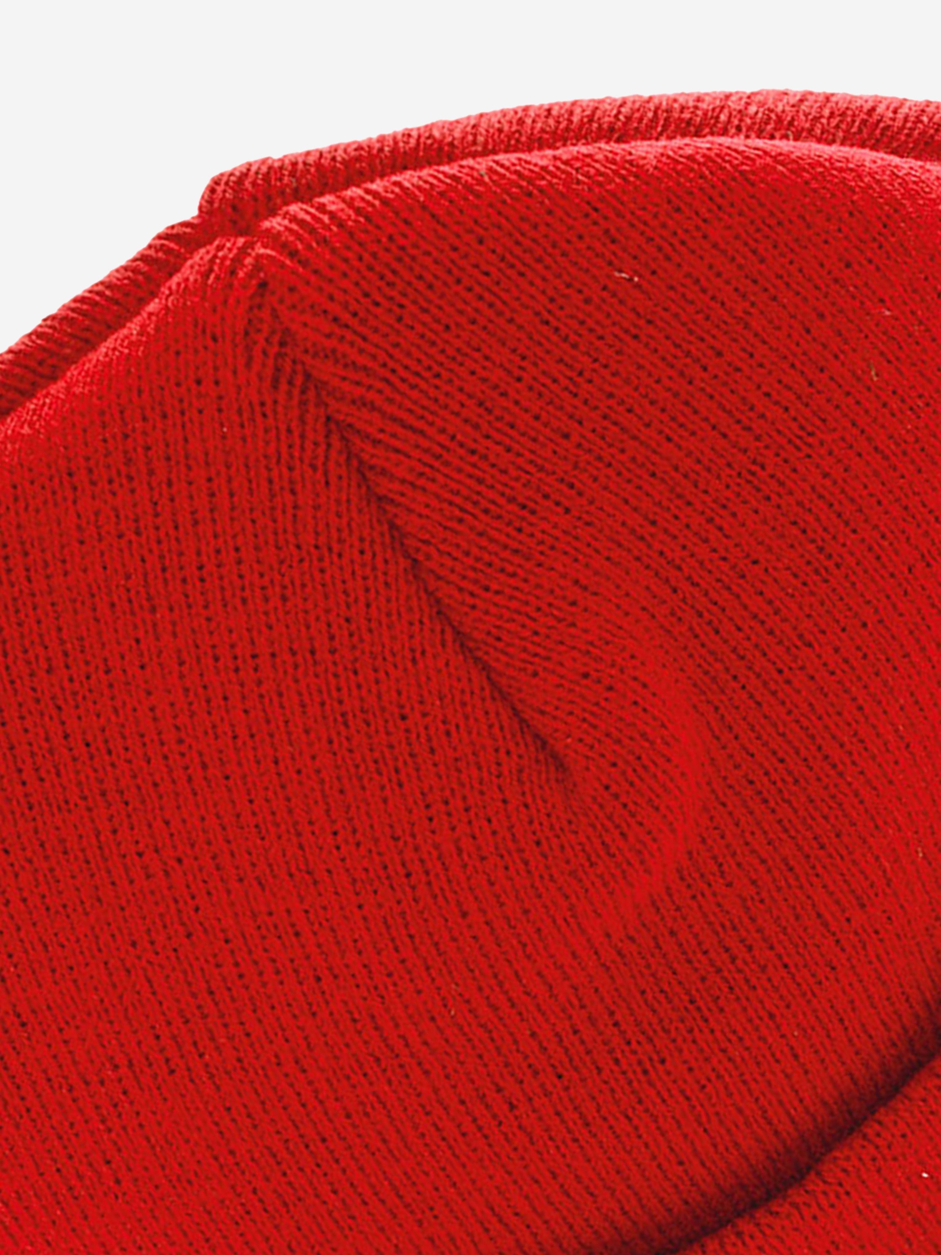 Zeco Kids School Knitted Ski Hat in Red