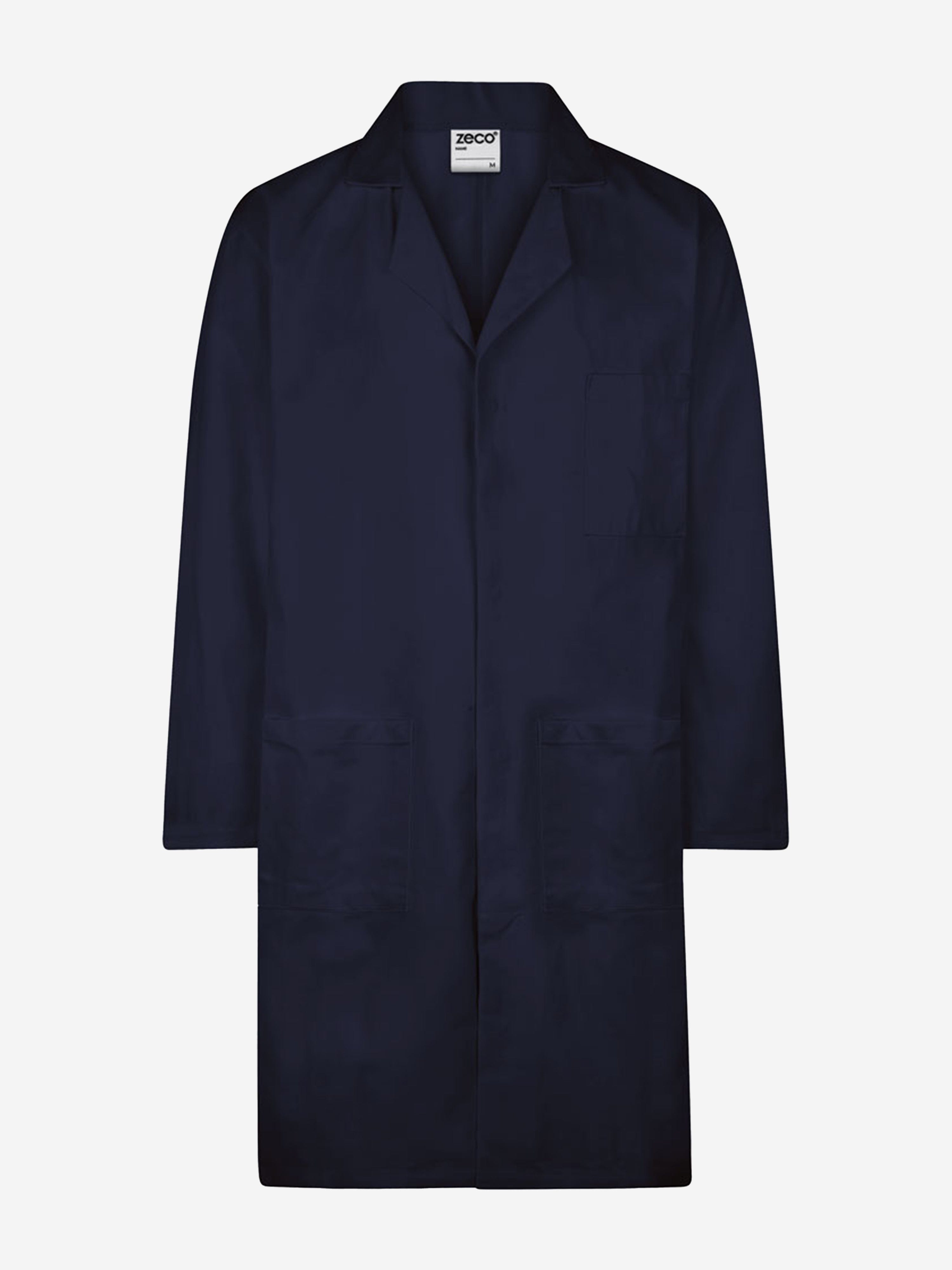 Zeco Kids School Lab Coat in Navy