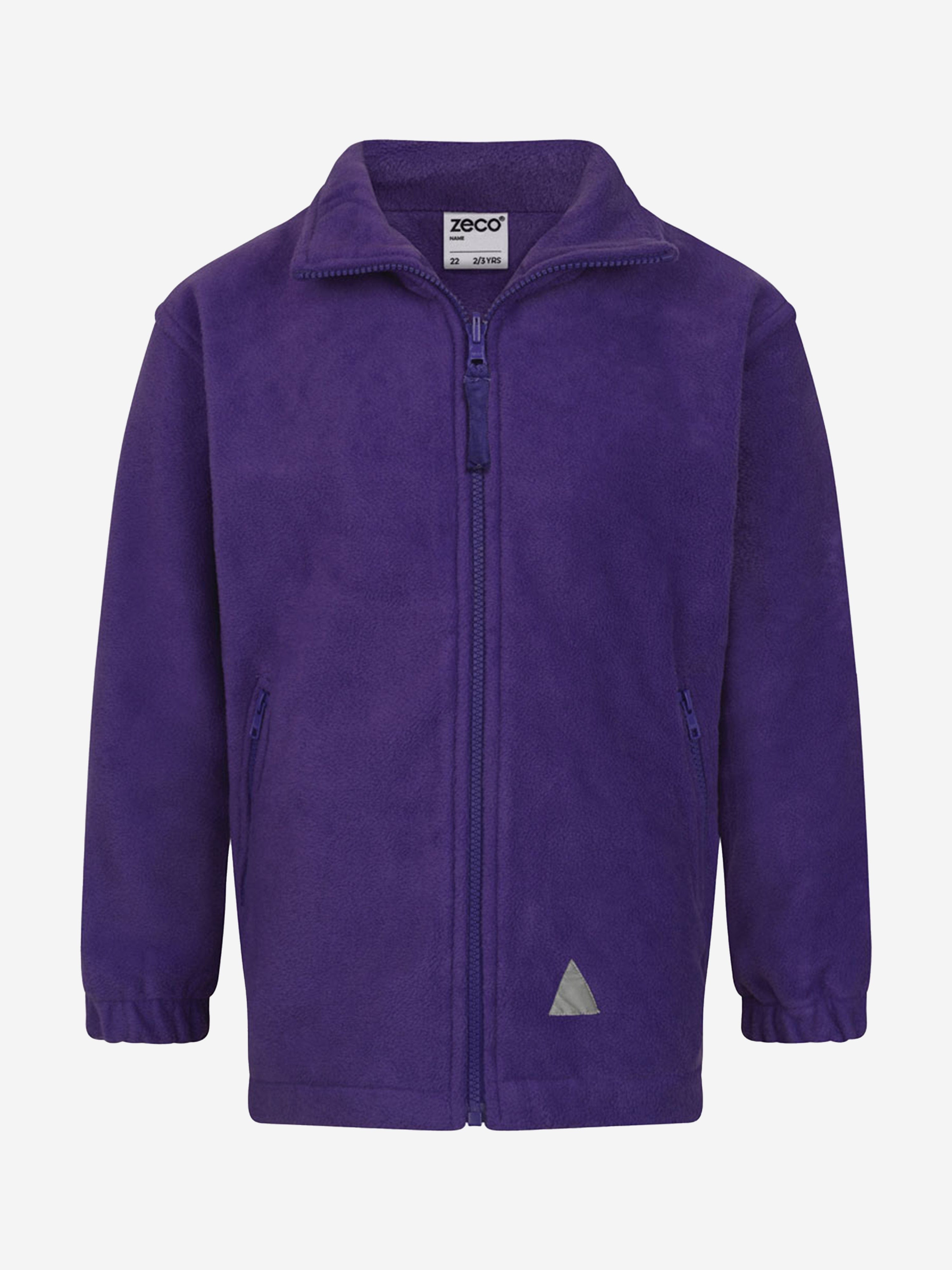 Zeco Kids School Polar Fleece Jacket in Purple