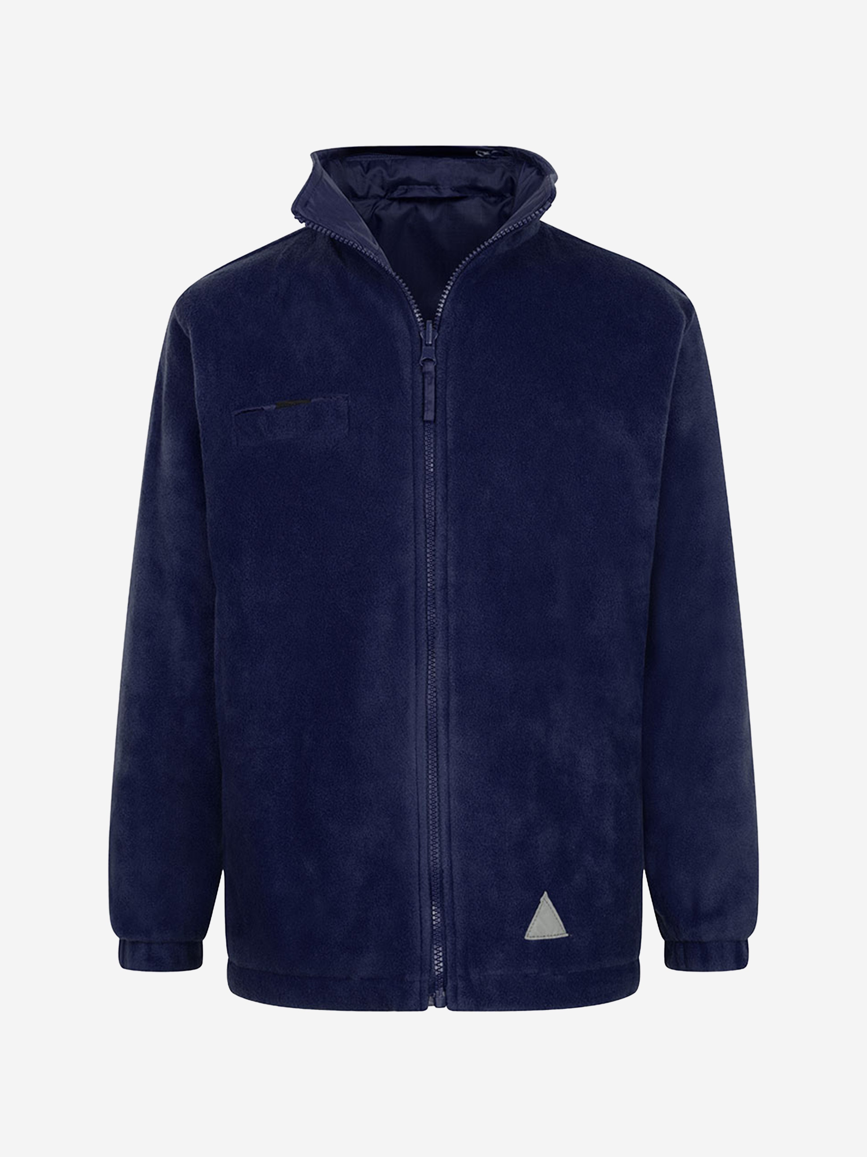 Zeco Kids School Reversible Fleece Jacket in Navy