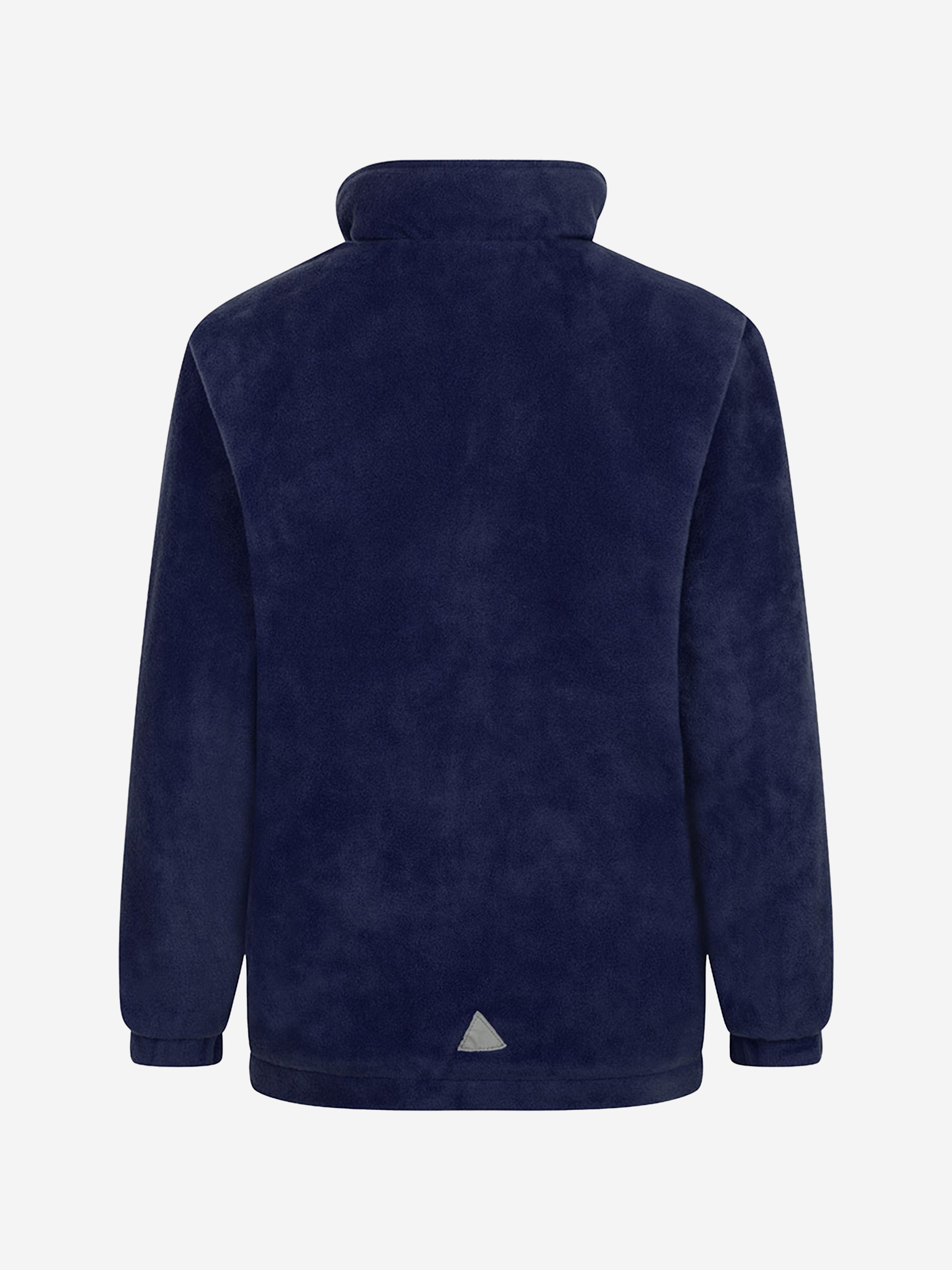 Zeco Kids School Reversible Fleece Jacket in Navy