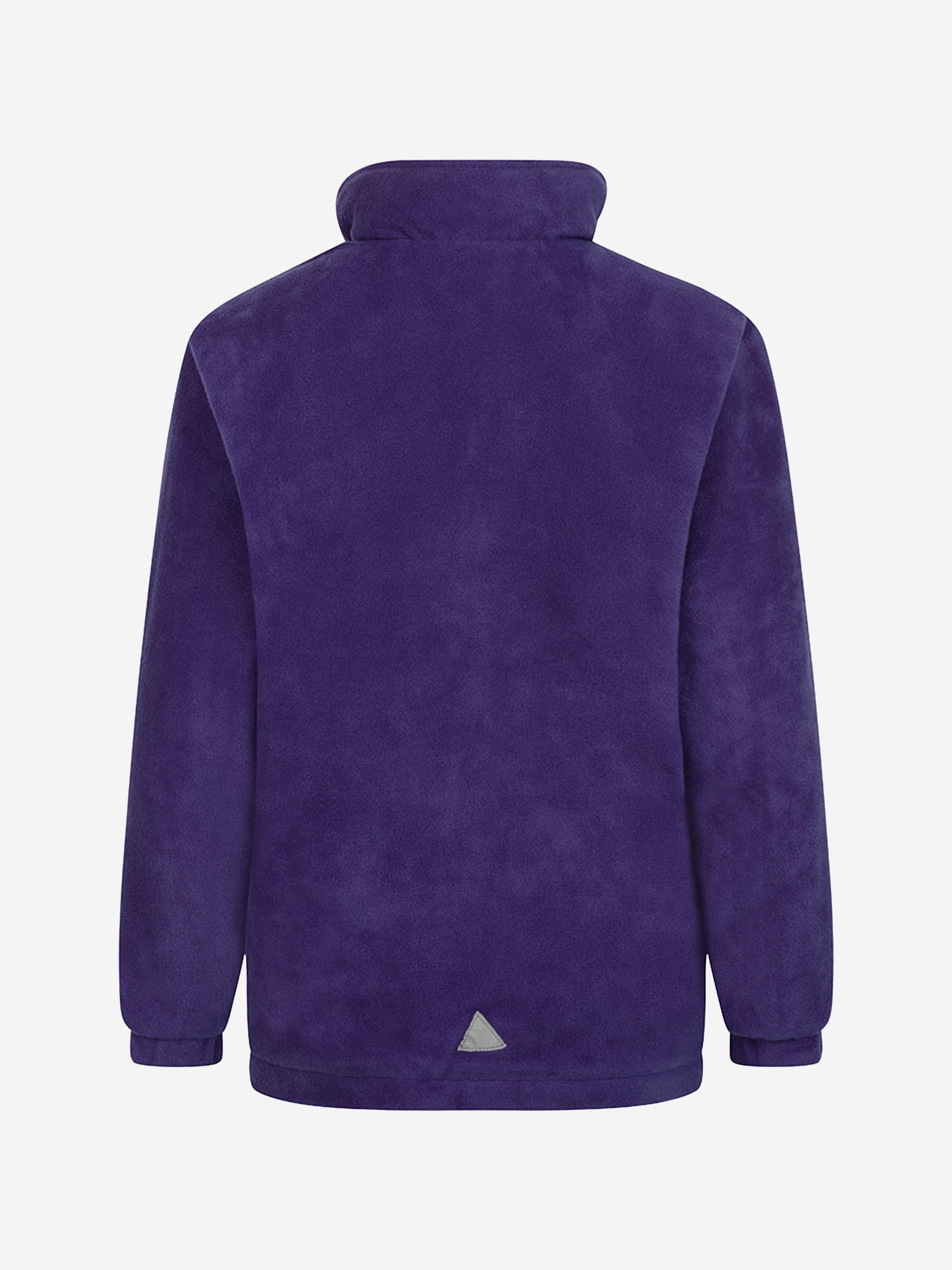 Zeco Kids School Reversible Fleece Jacket in Purple