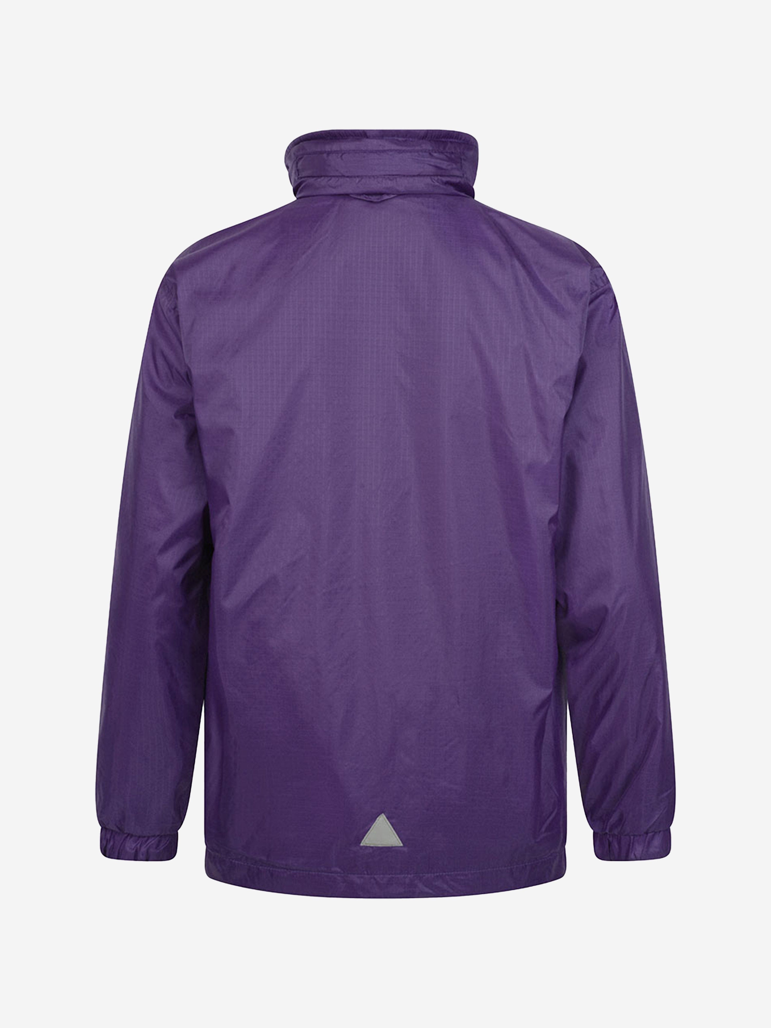 Zeco Kids School Reversible Fleece Jacket in Purple