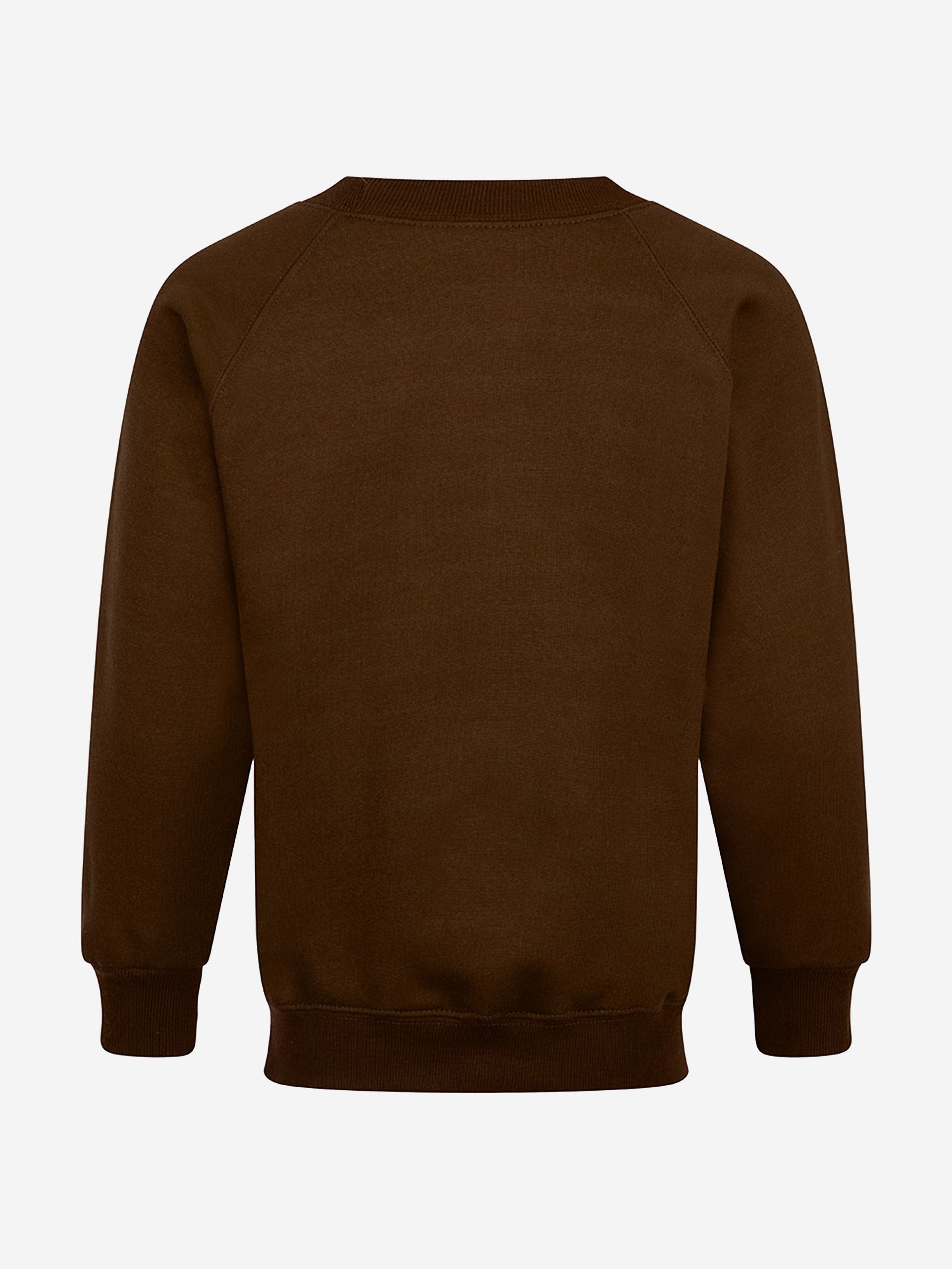 Zeco Kids School Crew Neck Sweatshirt in Brown