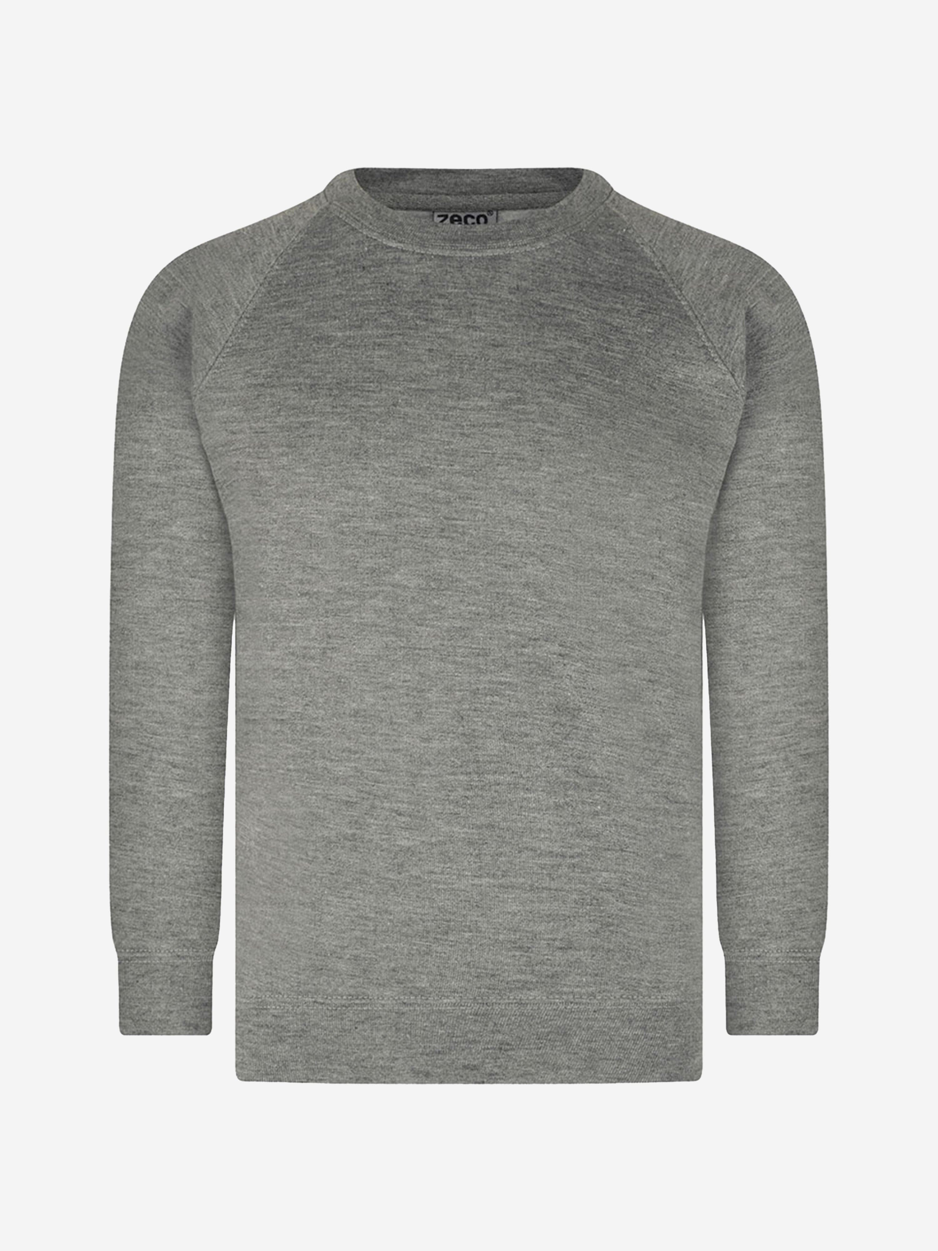 Zeco Kids School Crew Neck Sweatshirt in Grey