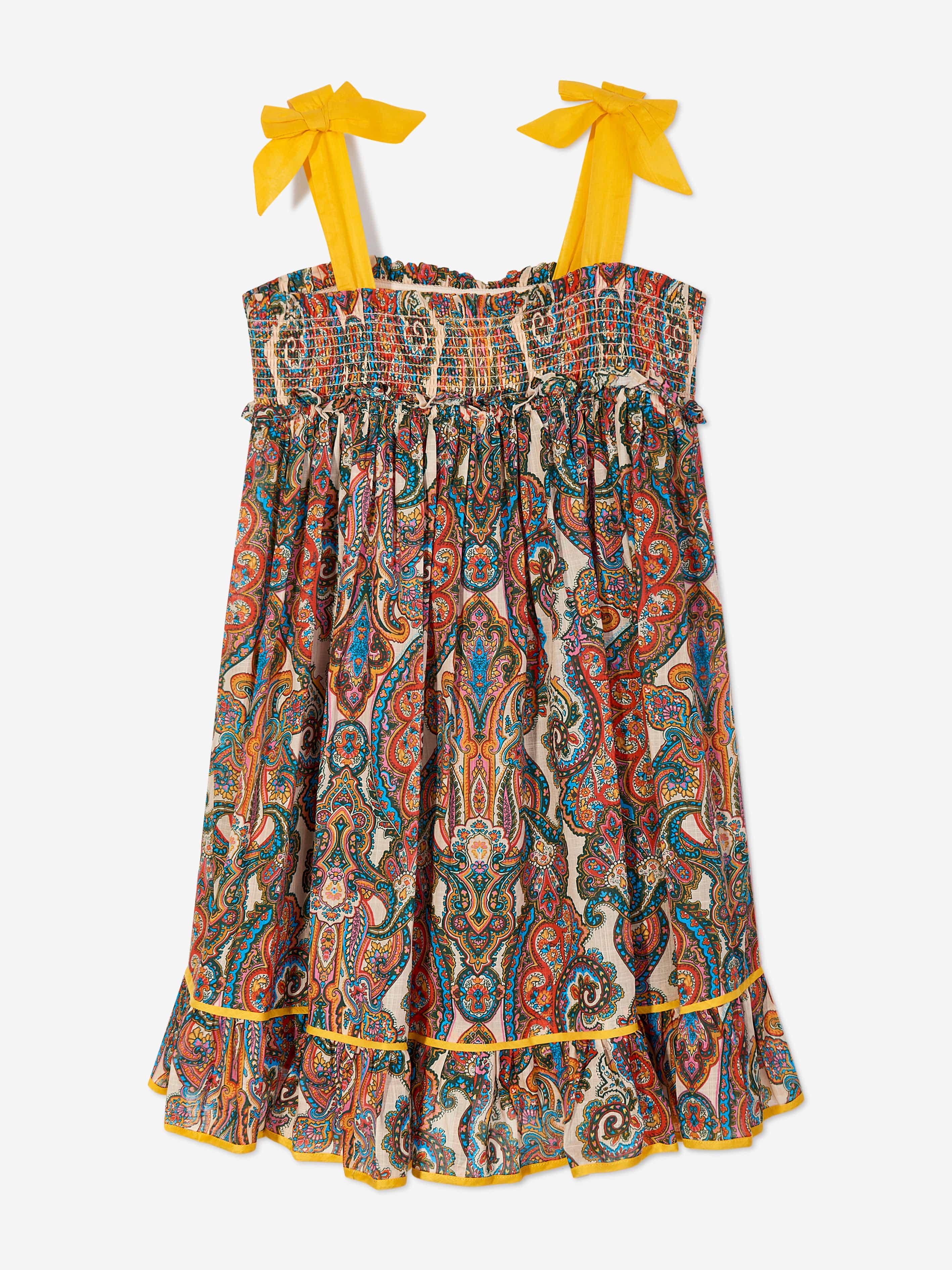 Zimmermann Girls Paisley Ottie Dress in Multicolour