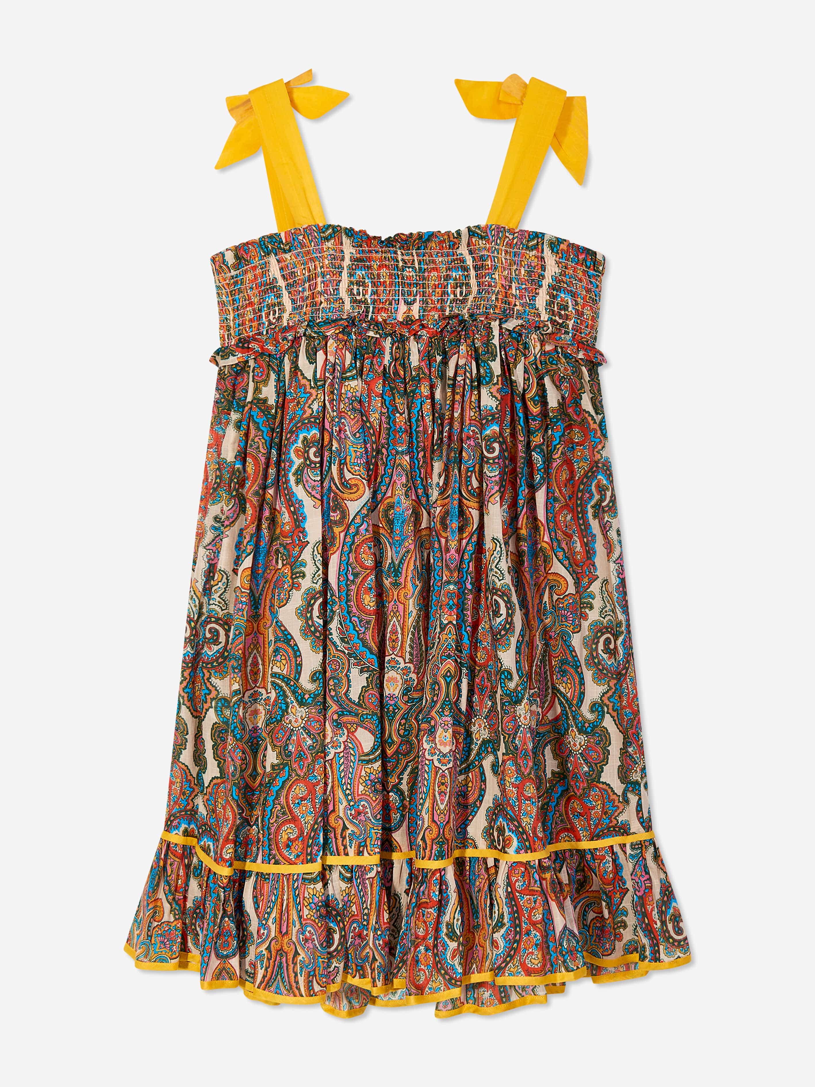 Zimmermann Girls Paisley Ottie Dress in Multicolour