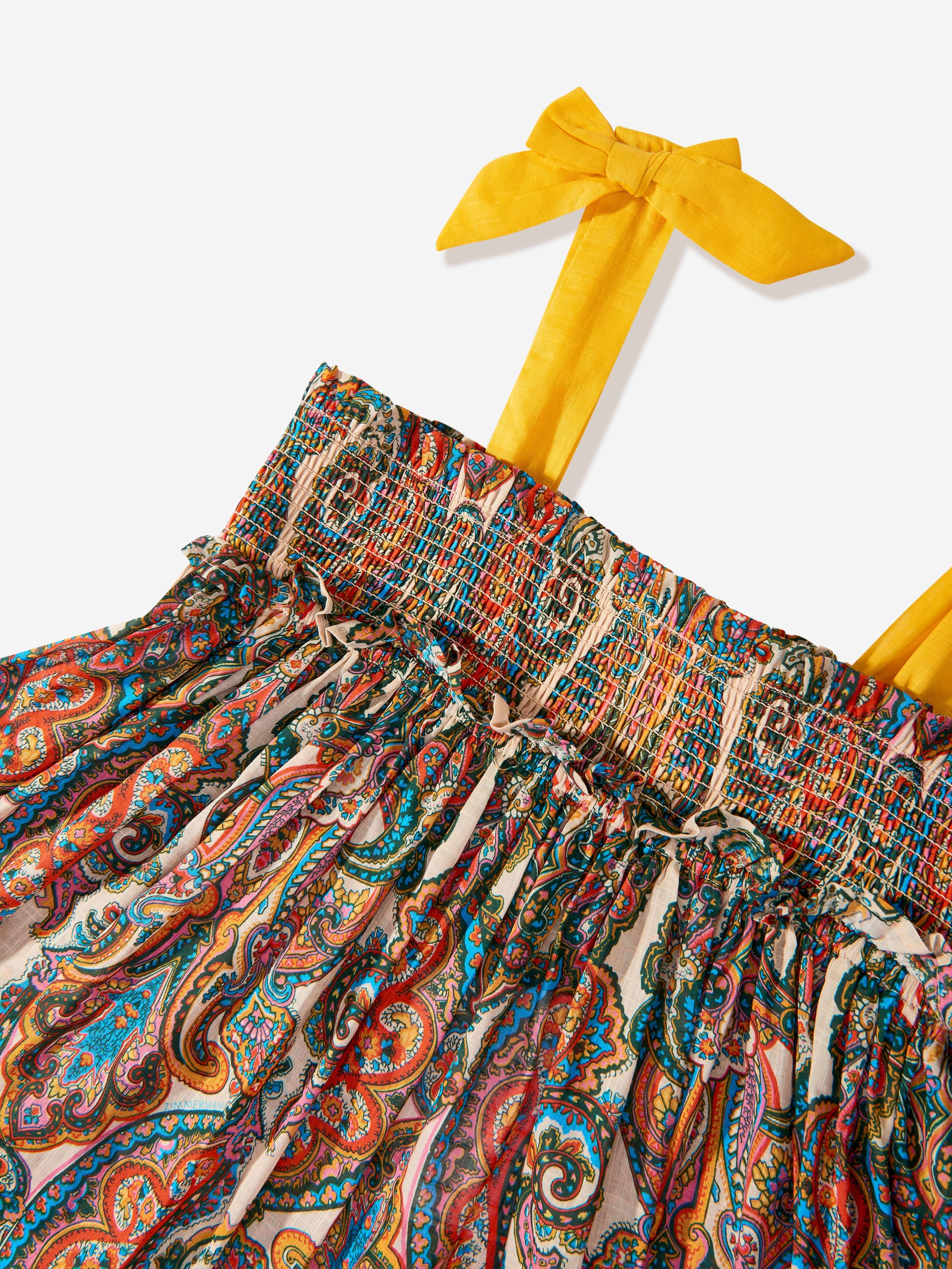 Zimmermann Girls Paisley Ottie Dress in Multicolour