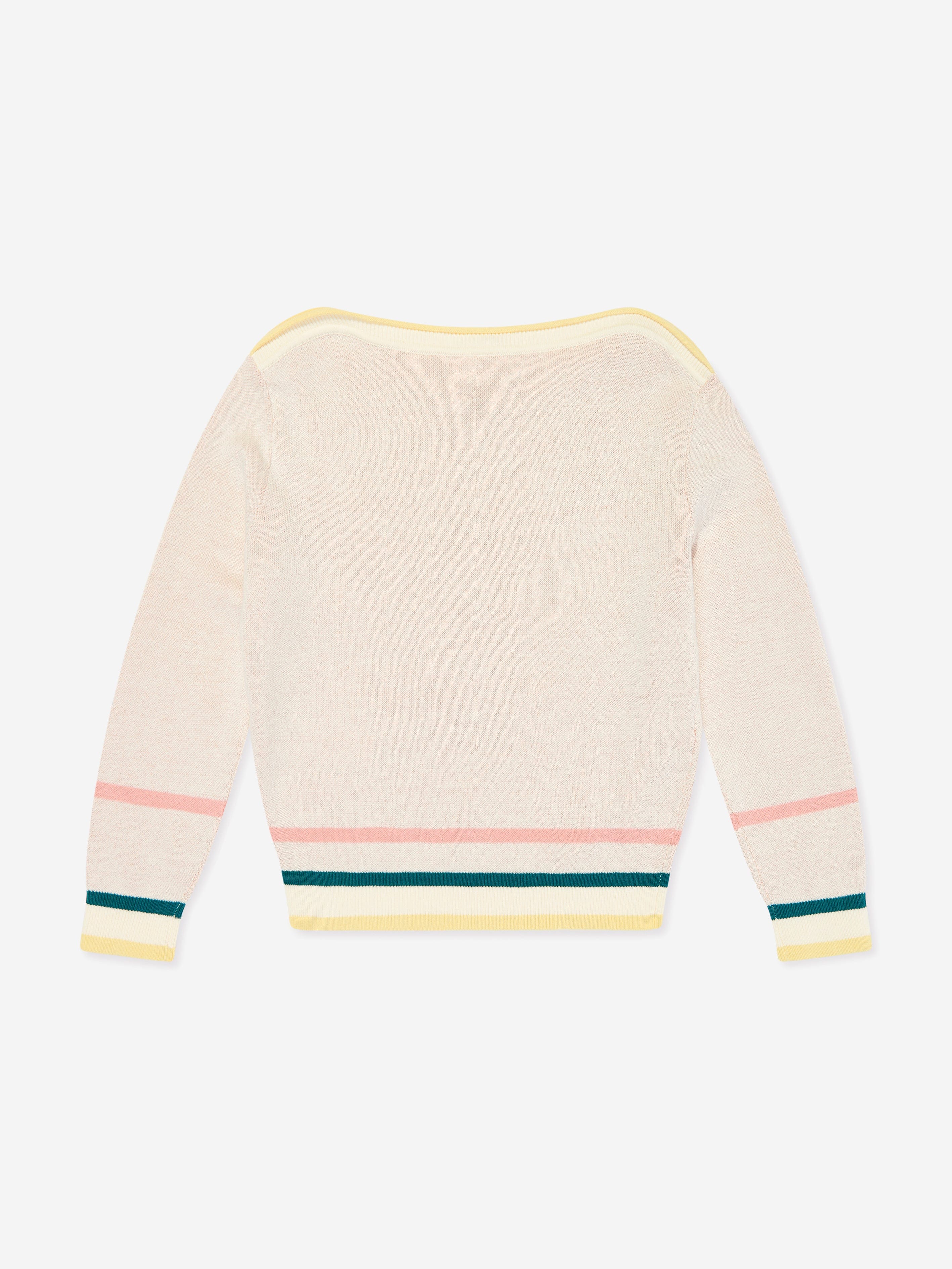 Zimmermann Girls Ottie Jacquard Sweater in Multicolour