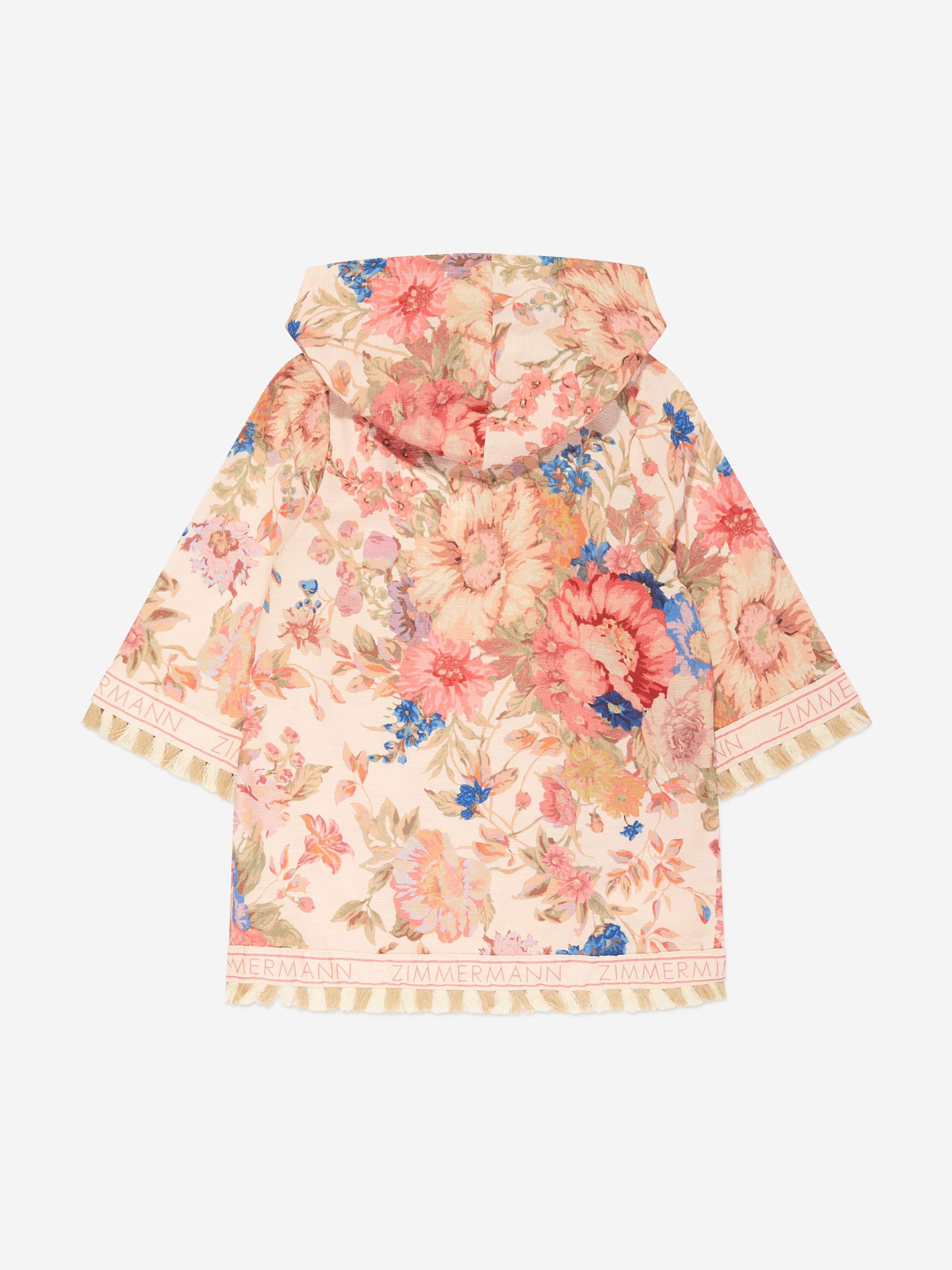 Zimmermann Girls August Floral Coverup in Multicolour