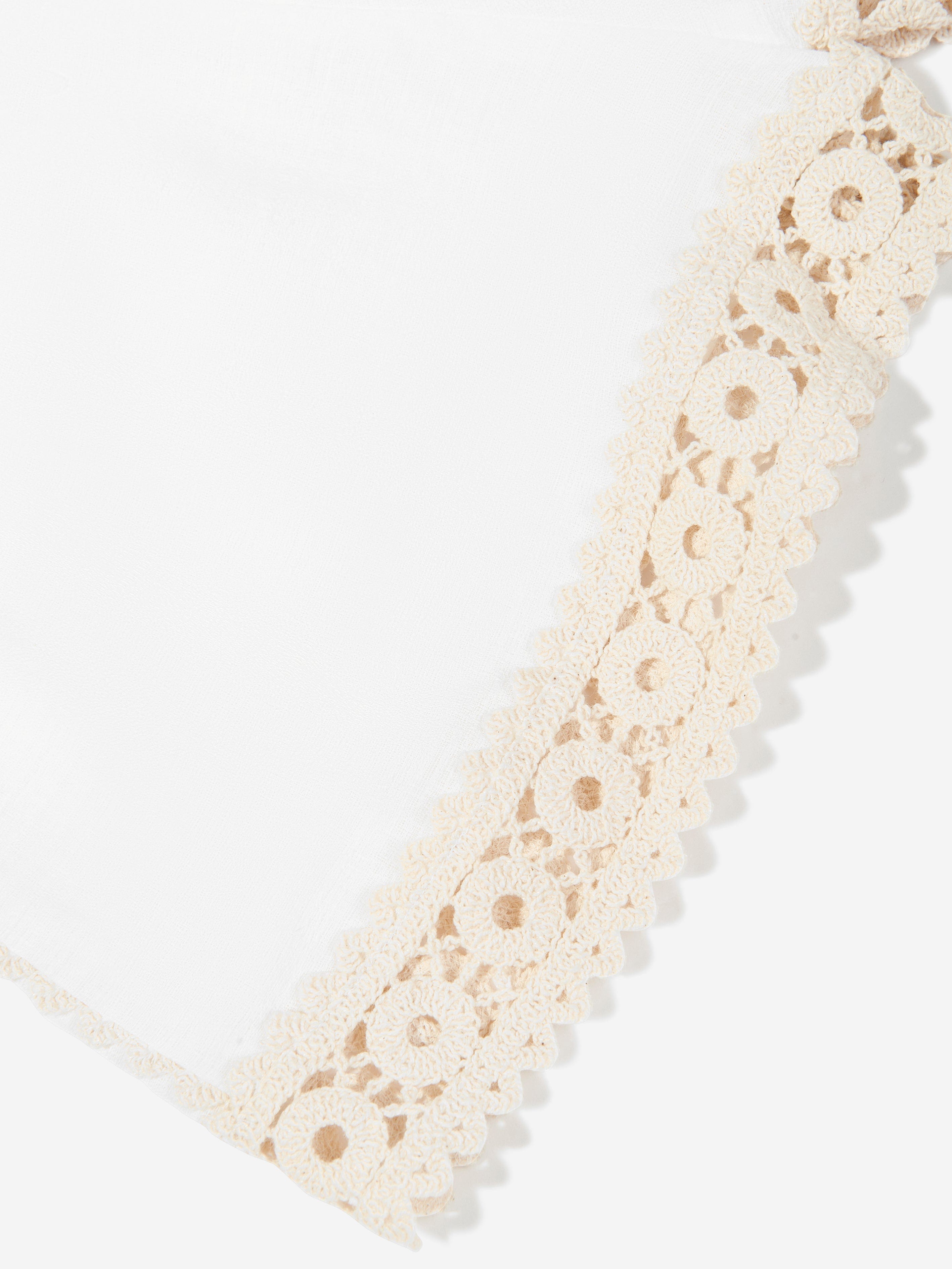 Zimmermann Girls Wylie Trimmed Shorts in Ivory