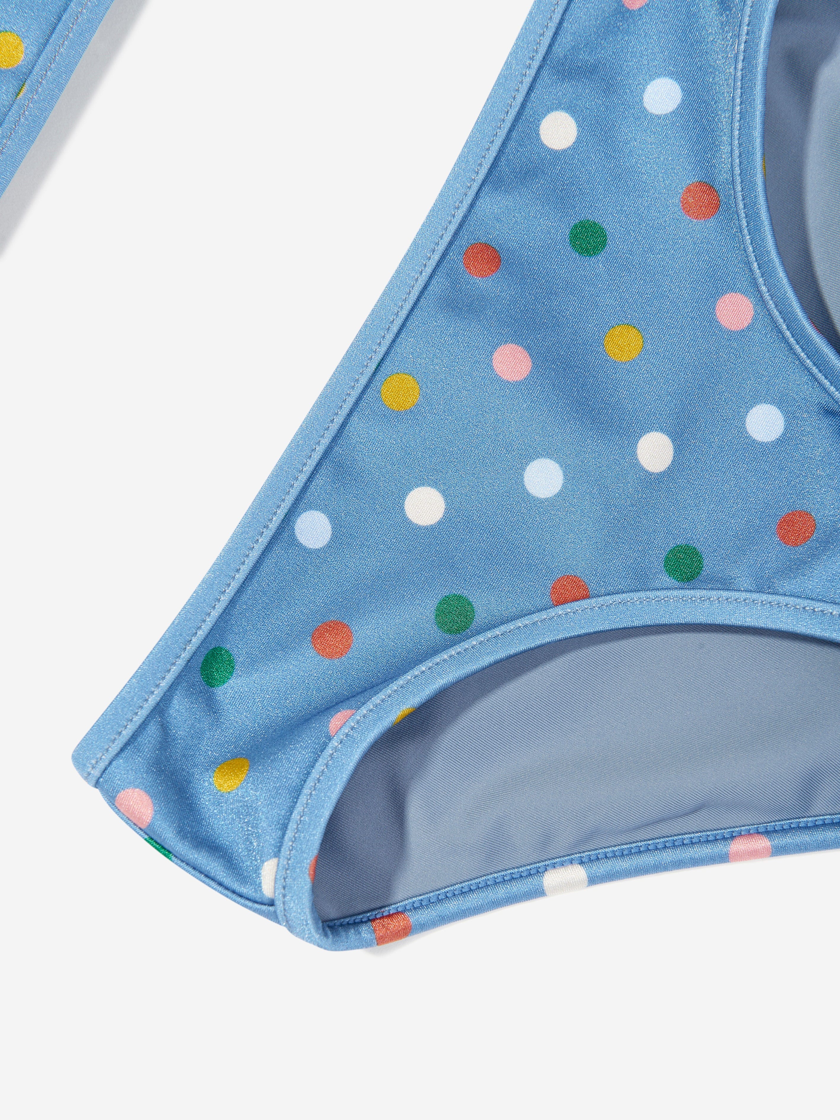 Zimmermann Girls Everley Embroidered Bikini in Blue