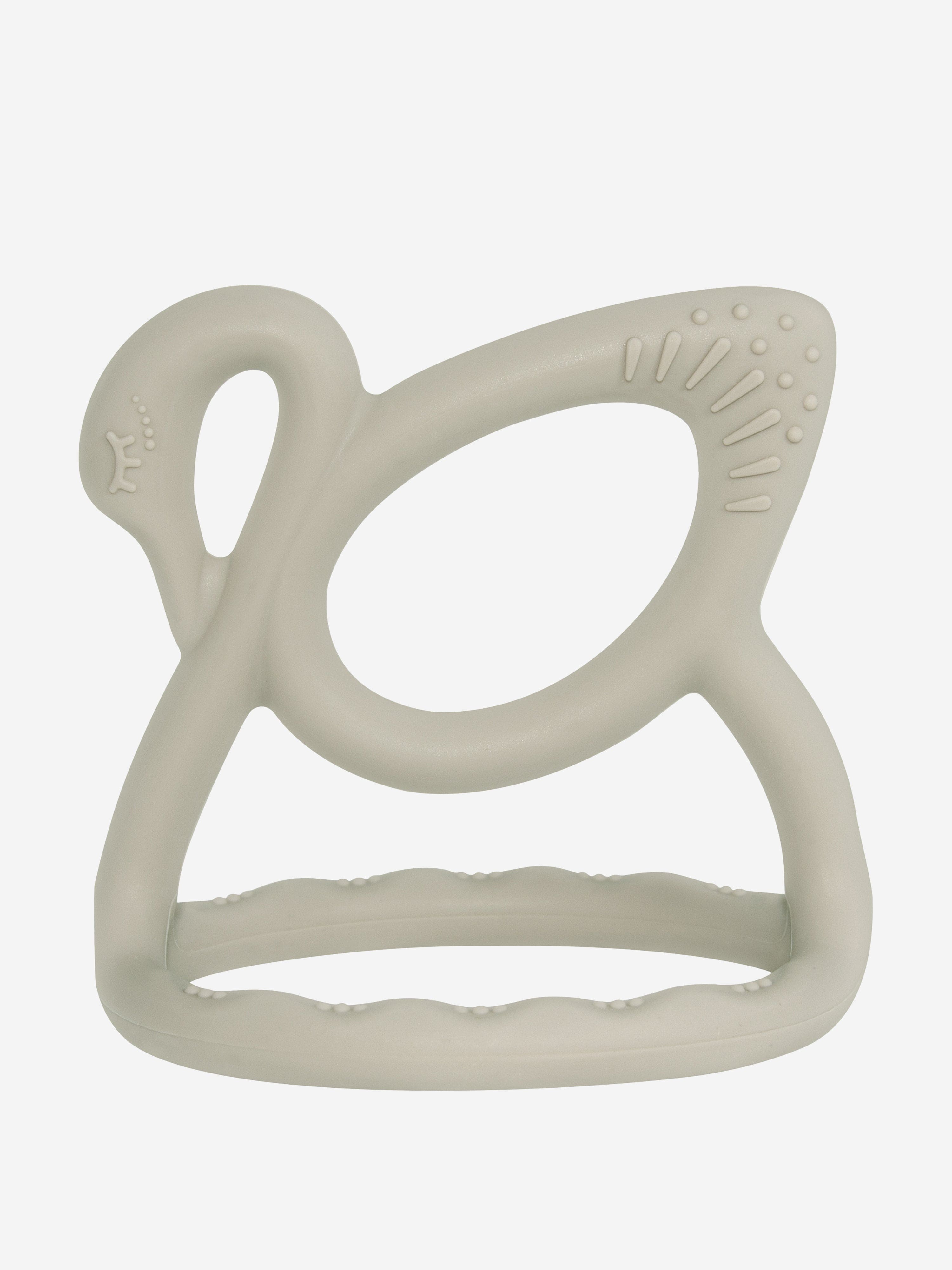 Bloom Bambini Baby Swan Teether in Grey