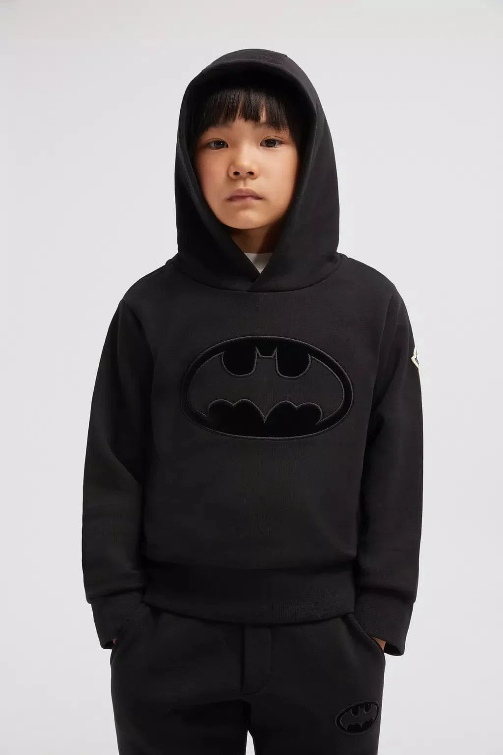 Moncler Enfant Boys Batman Hoodie in Black