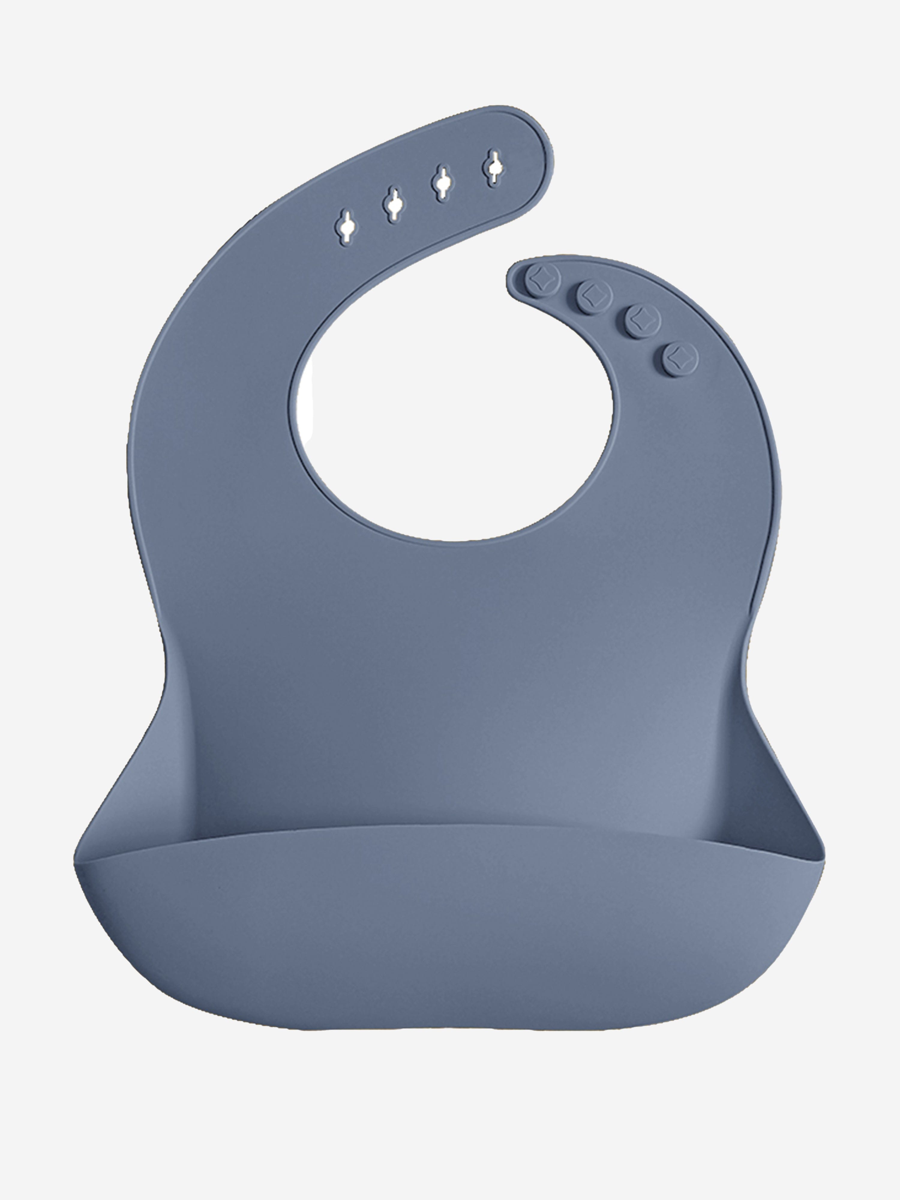 Baby Everyday Silicone Bib in Navy