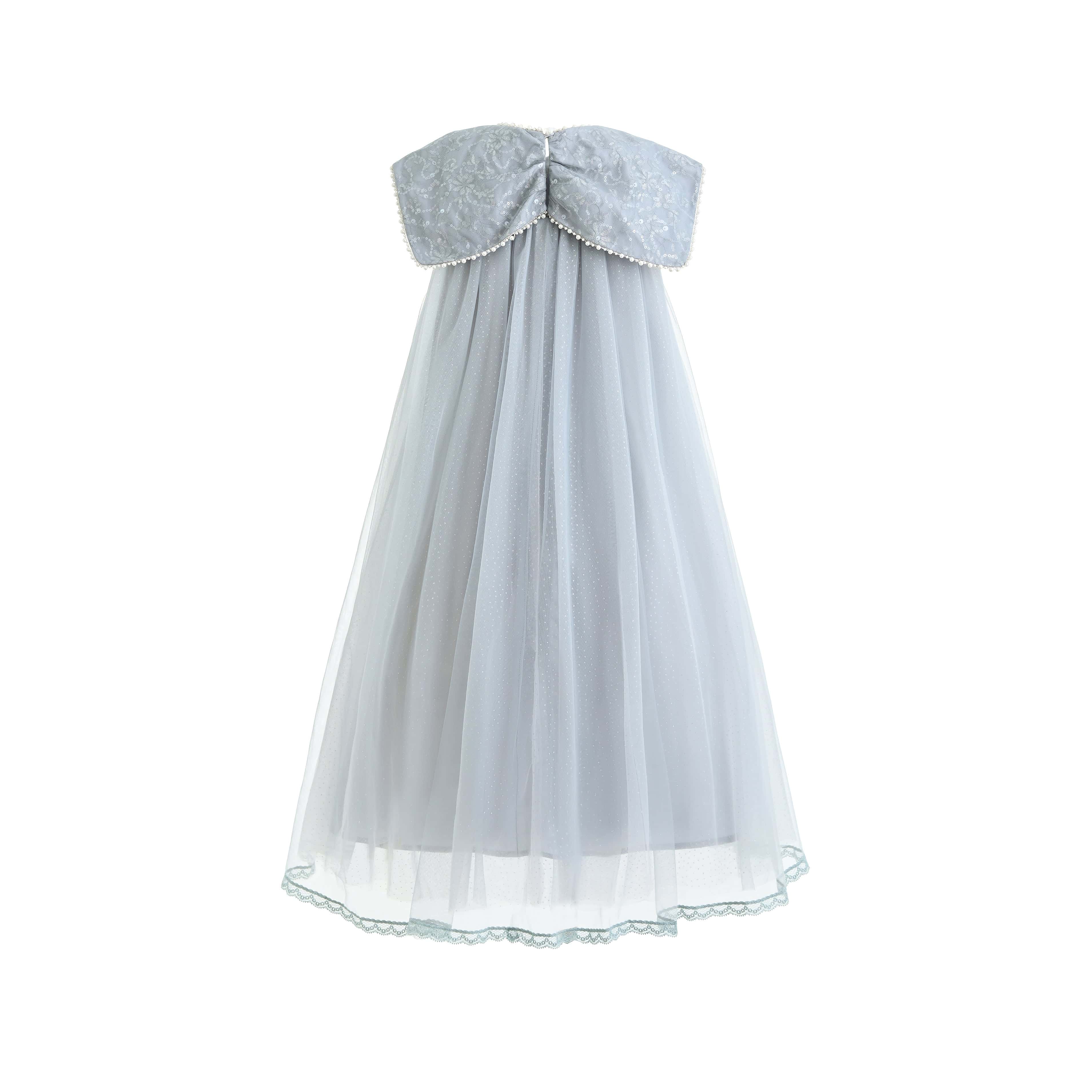 Blue Tulle Party Dress