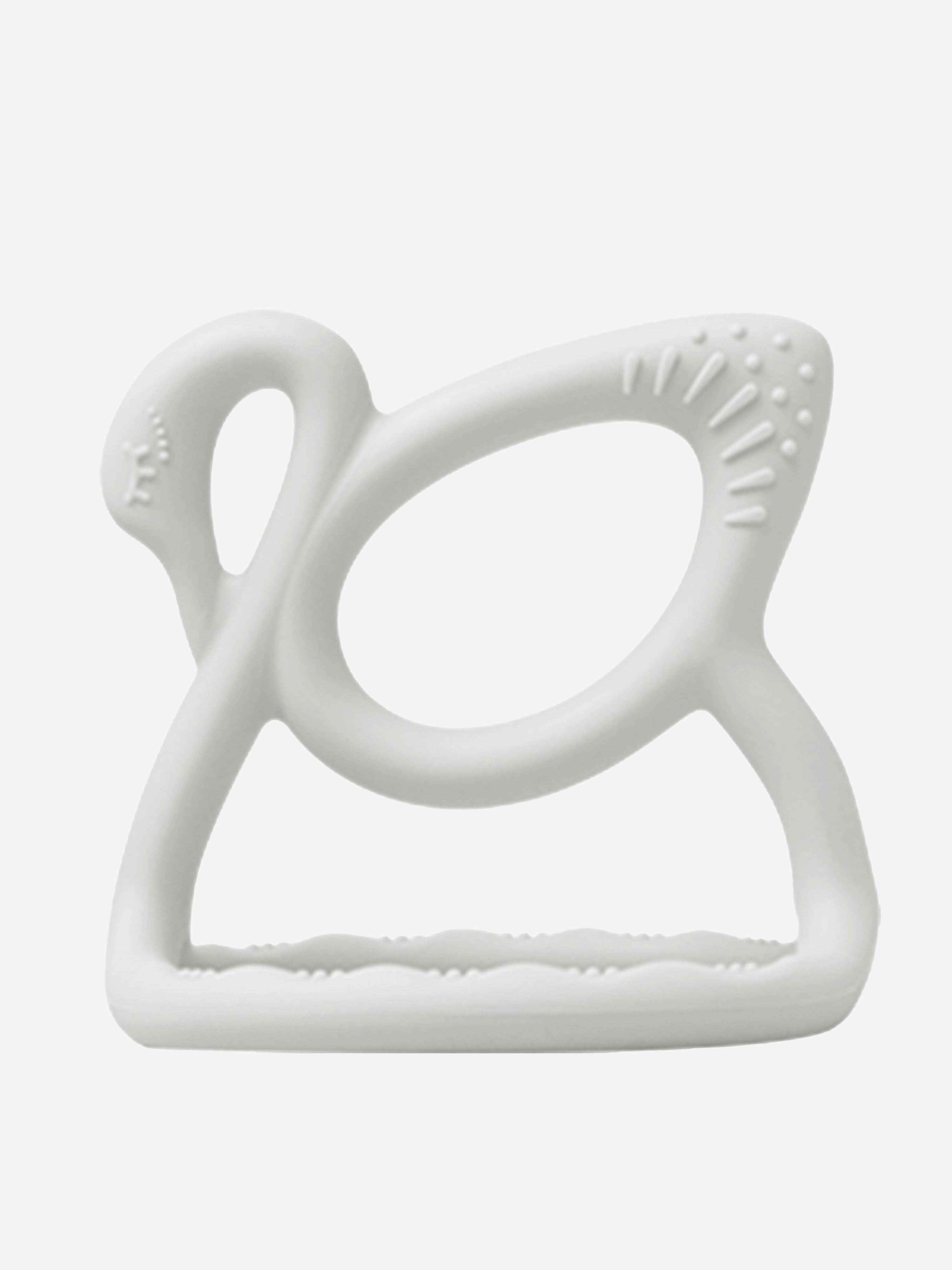 Baby Swan Teether in White